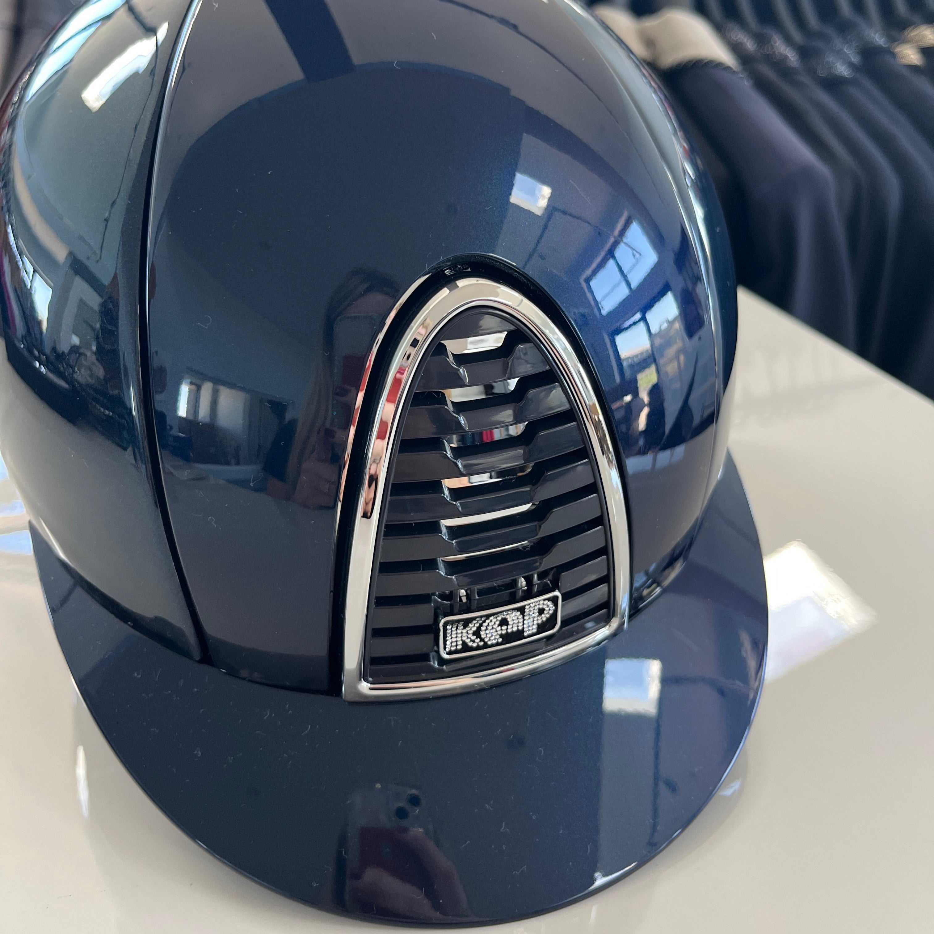 Kep Cromo2 Blue shine with KEP crystal logo M- in stock and ready to ship!