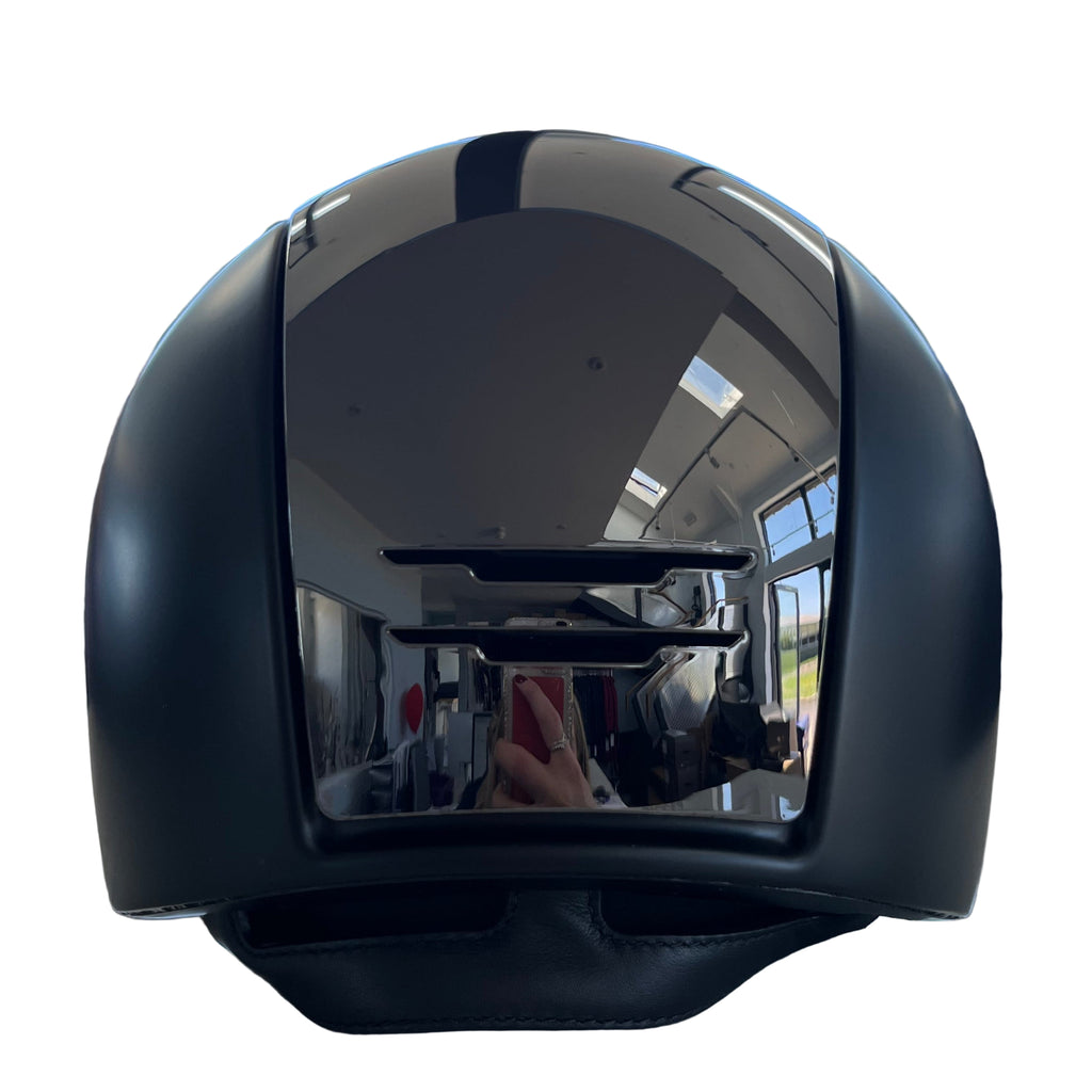 Kep Cromo2 Black Textile Mirror Medium KE6