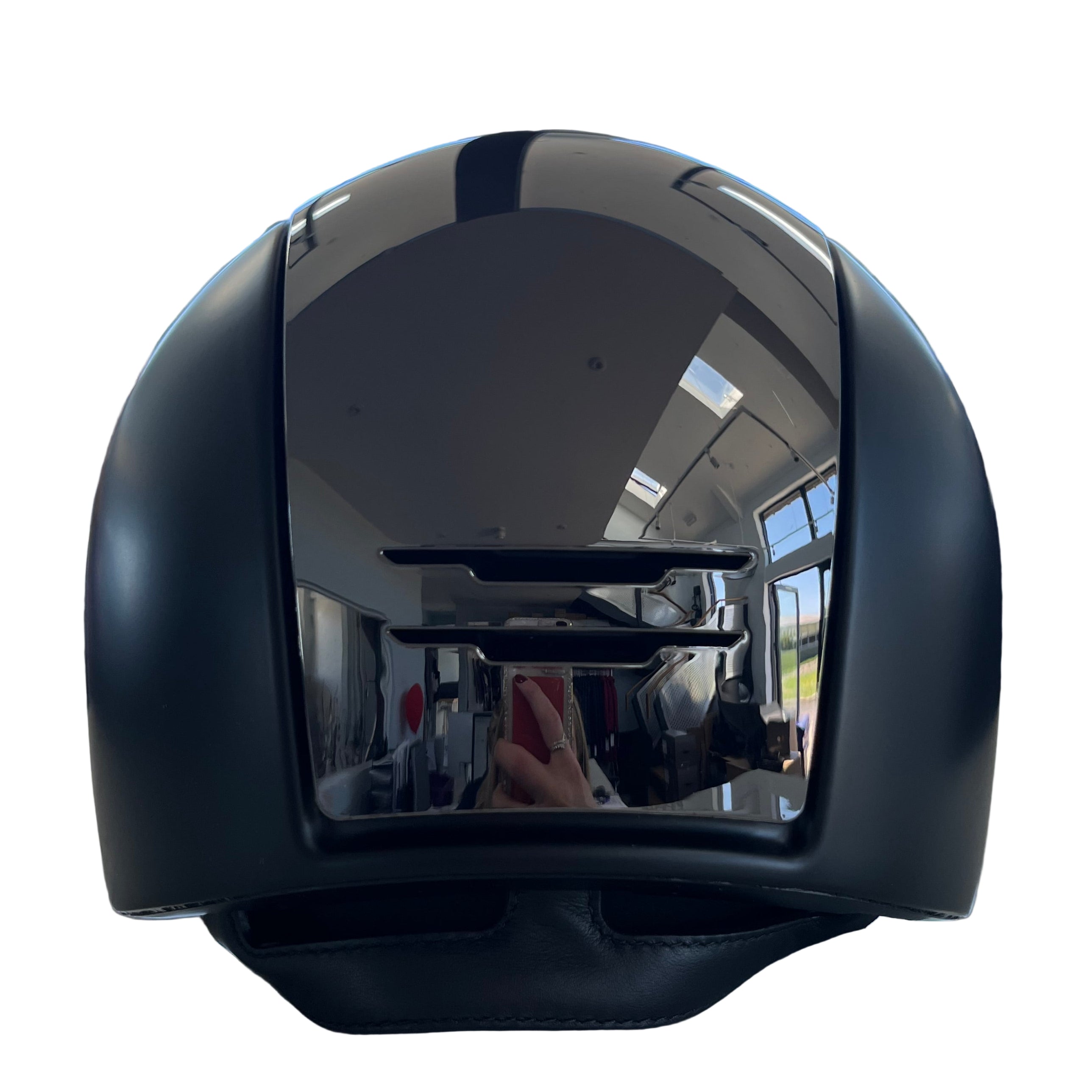 Kep Cromo2 Black Textile Mirror Medium KE6