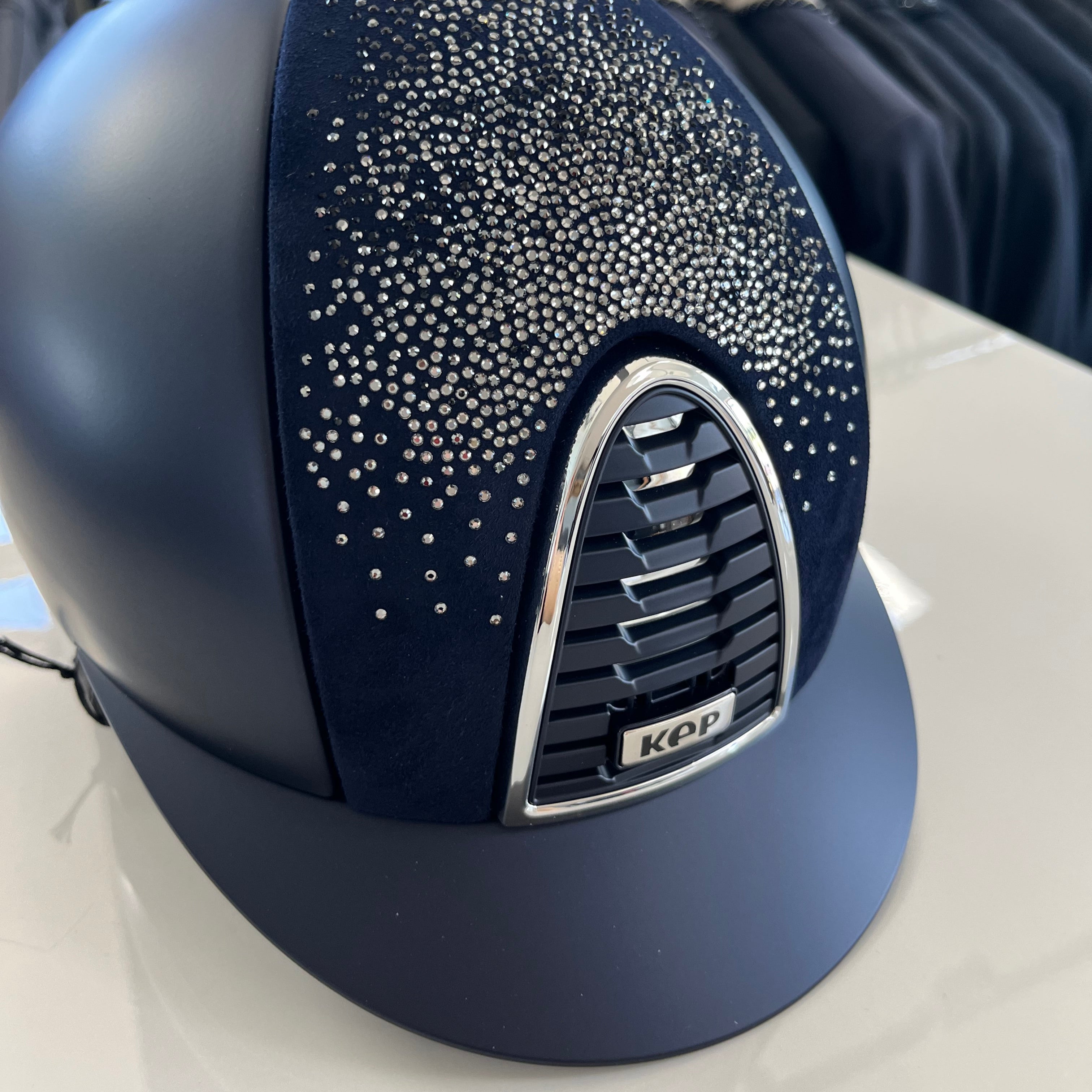 Kep Cromo2 Blue Matt with suede blue nebula front insert M- in stock and ready to ship!