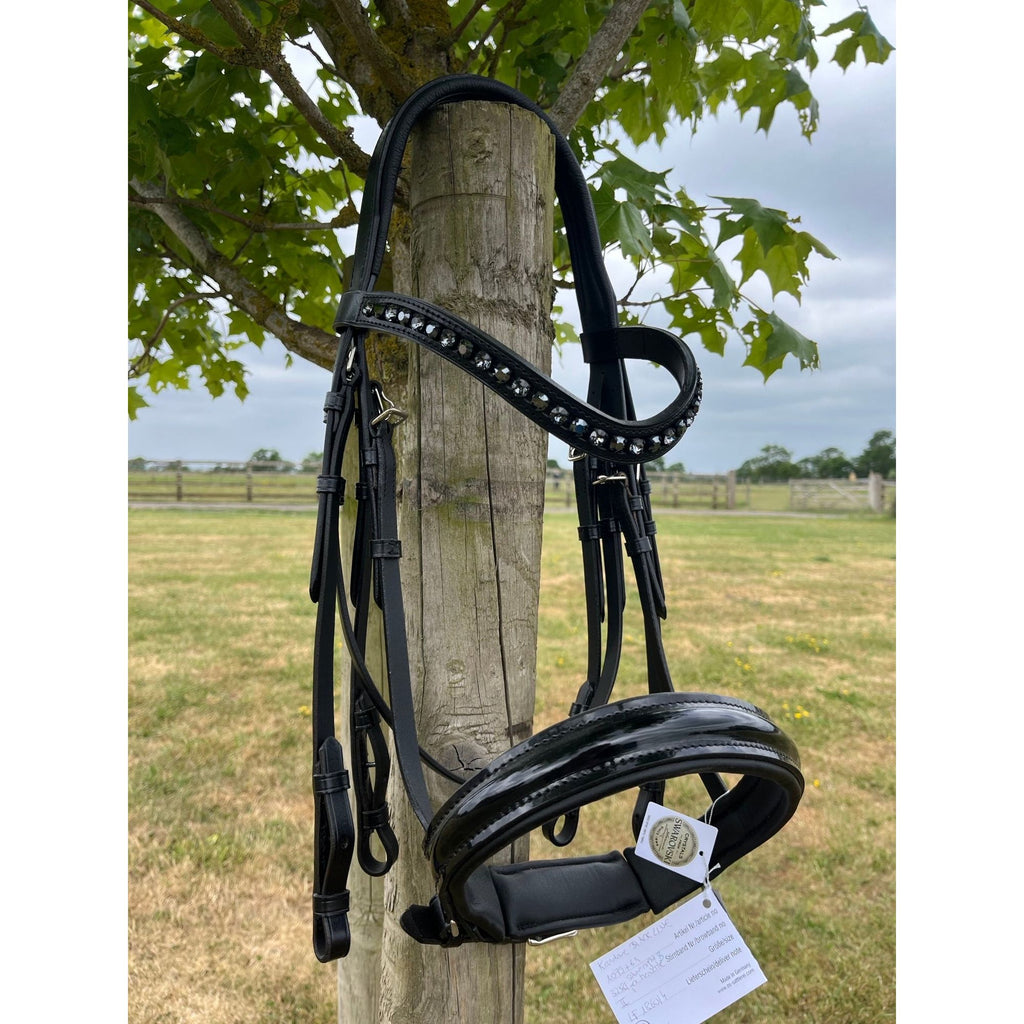 Otto Schumacher Black Line Double Bridle K21 - In stock and ready to ship - Full