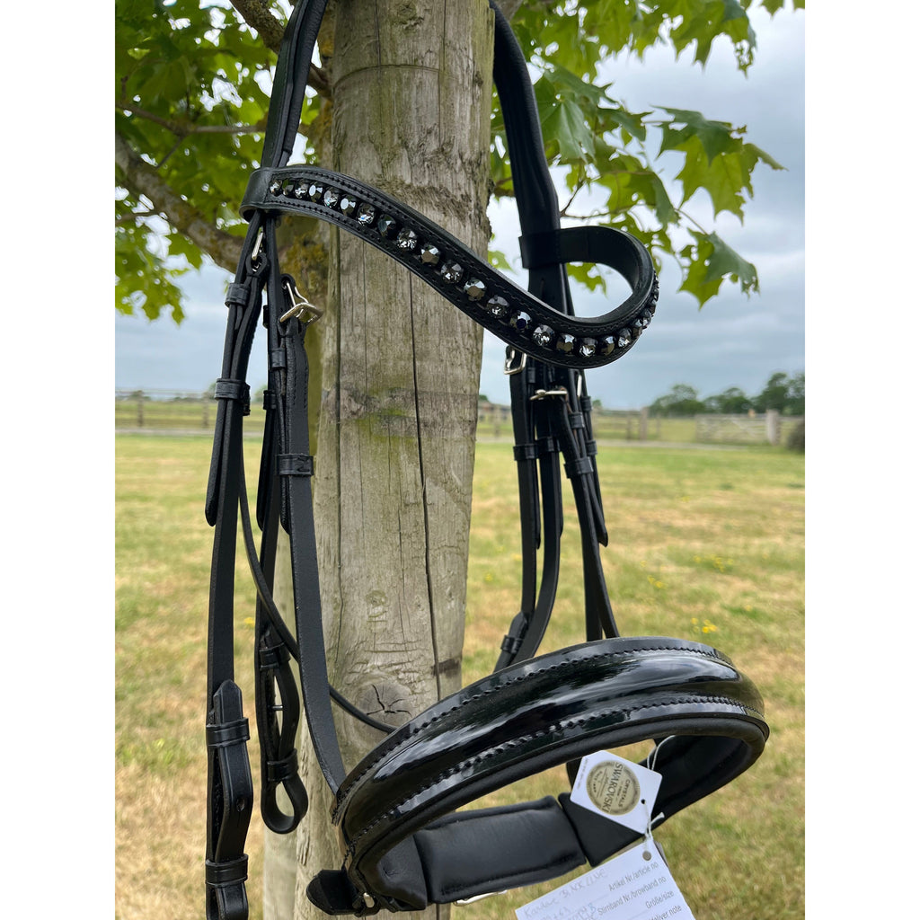 Otto Schumacher Black Line Double Bridle K21 - In stock and ready to ship - Full