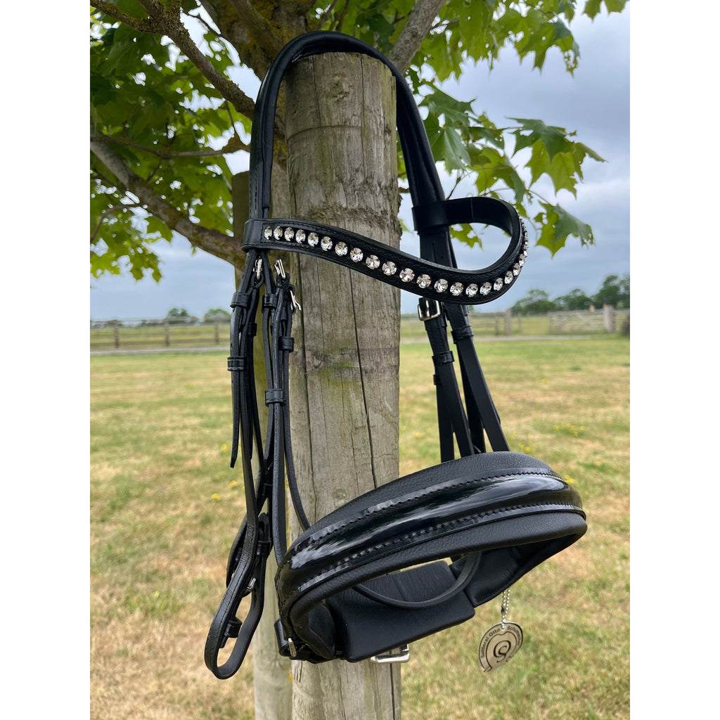 Otto Schumacher Black Line Double Bridle K20 - In stock and ready to ship - Cob