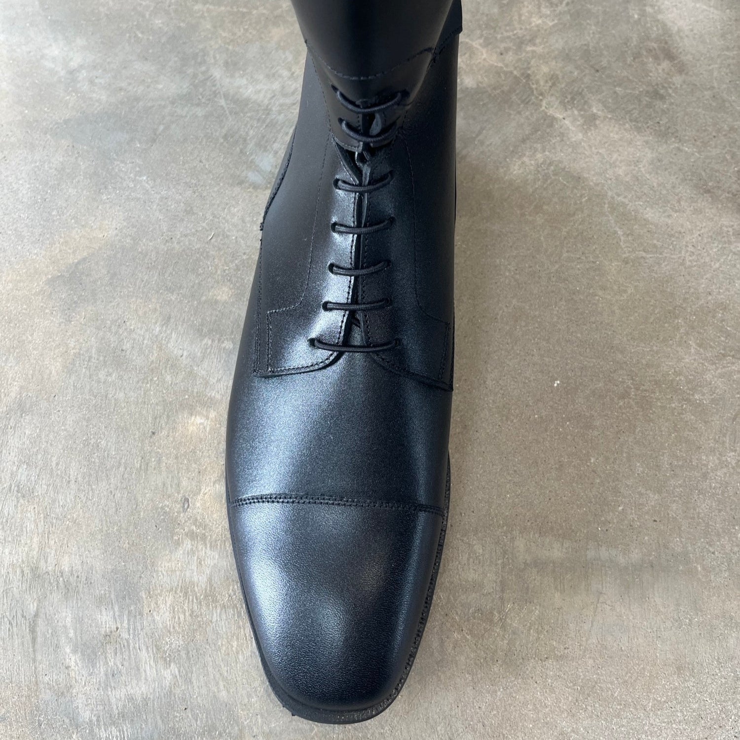 Petrie Napoli Black Boot with Patent cuff- Ready to Wear!