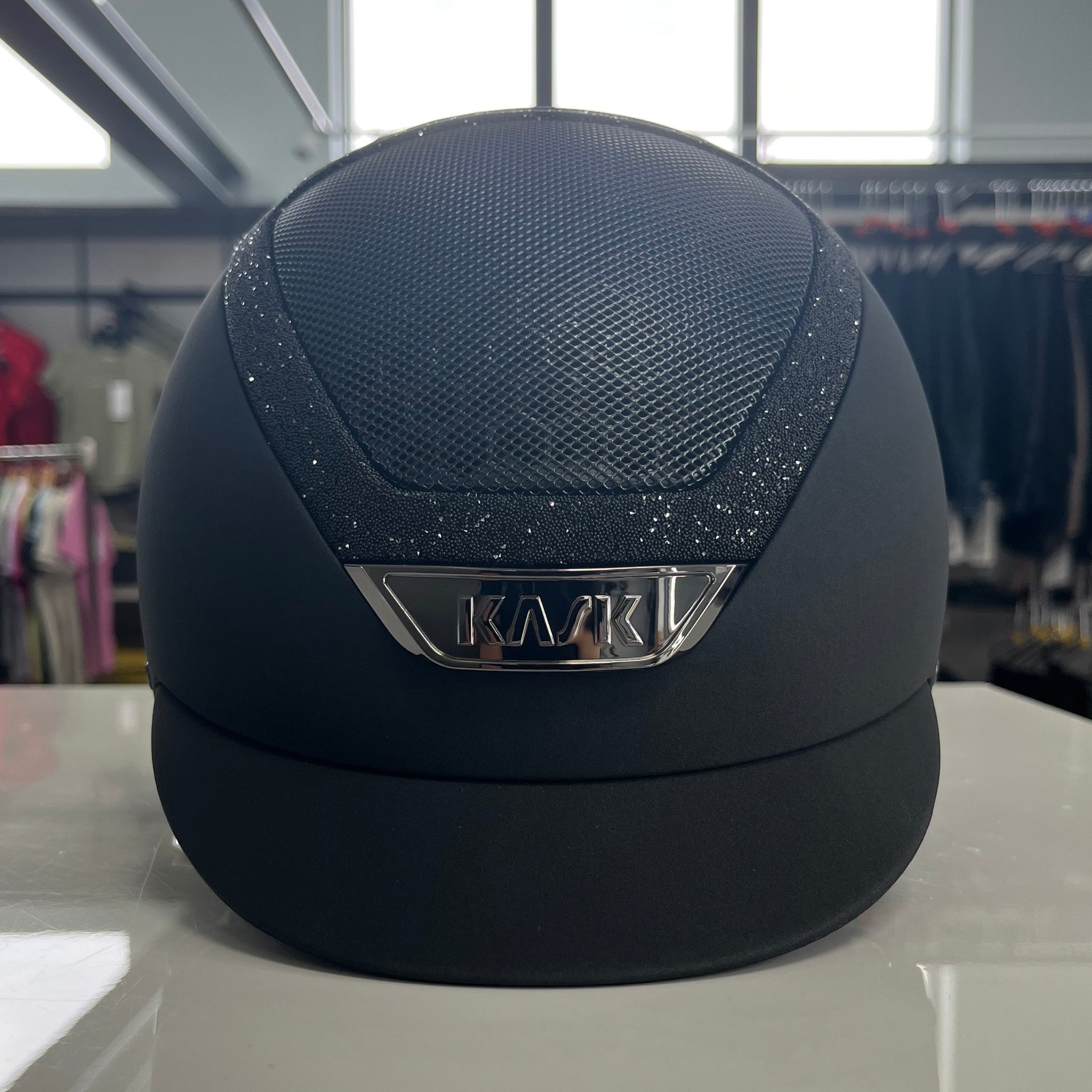 Kask Dogma Chrome Black with swarovski crystal frame S- in stock and ready to ship!
