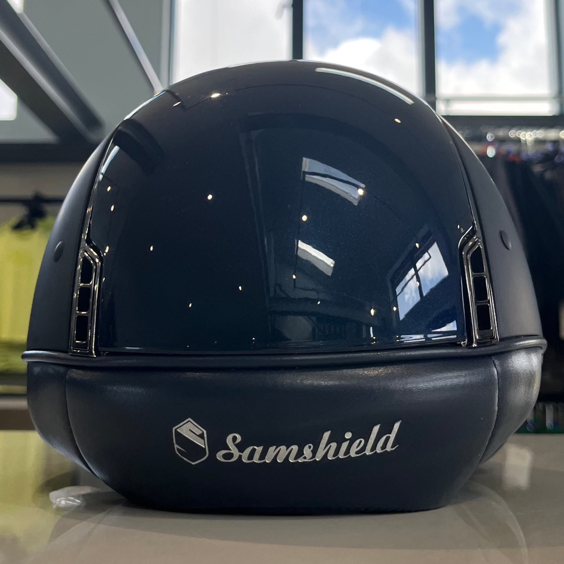 Samshield Shadowmatt 1.0 Blue with glossy top- in stock and ready to ship!