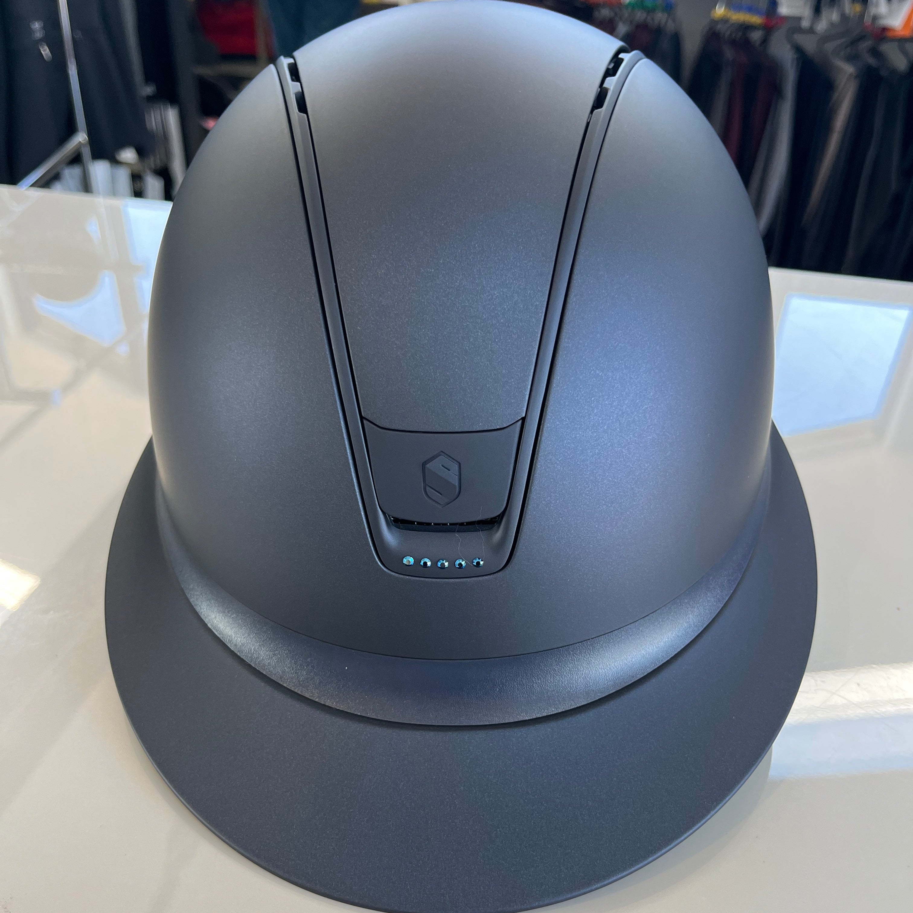 Samshield Miss Shield 2.0 Blue Darkline with five front crystals- in stock and ready to ship!