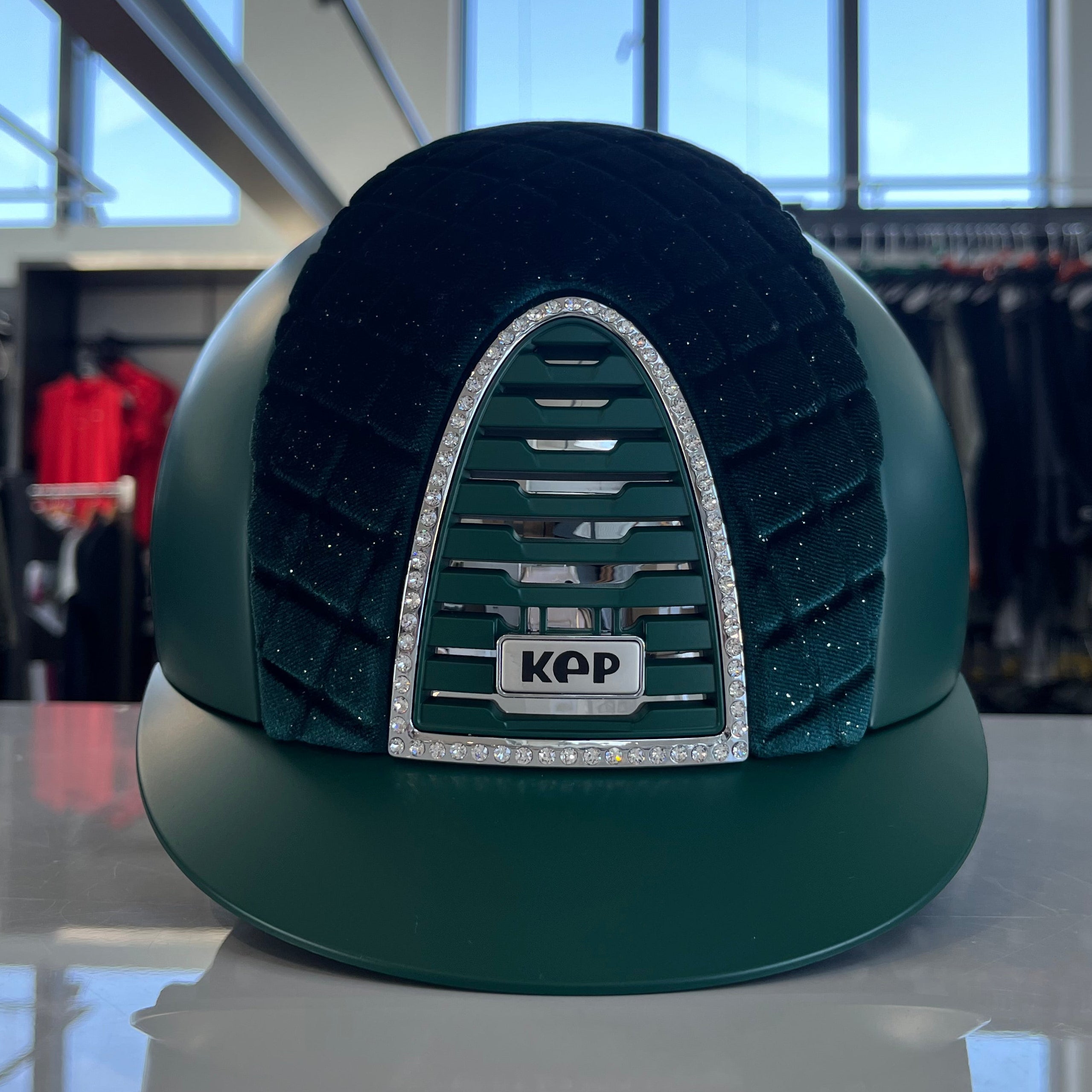 Kep Cromo2 Milano Shining Velvet Collection Green M- in stock and ready to ship!