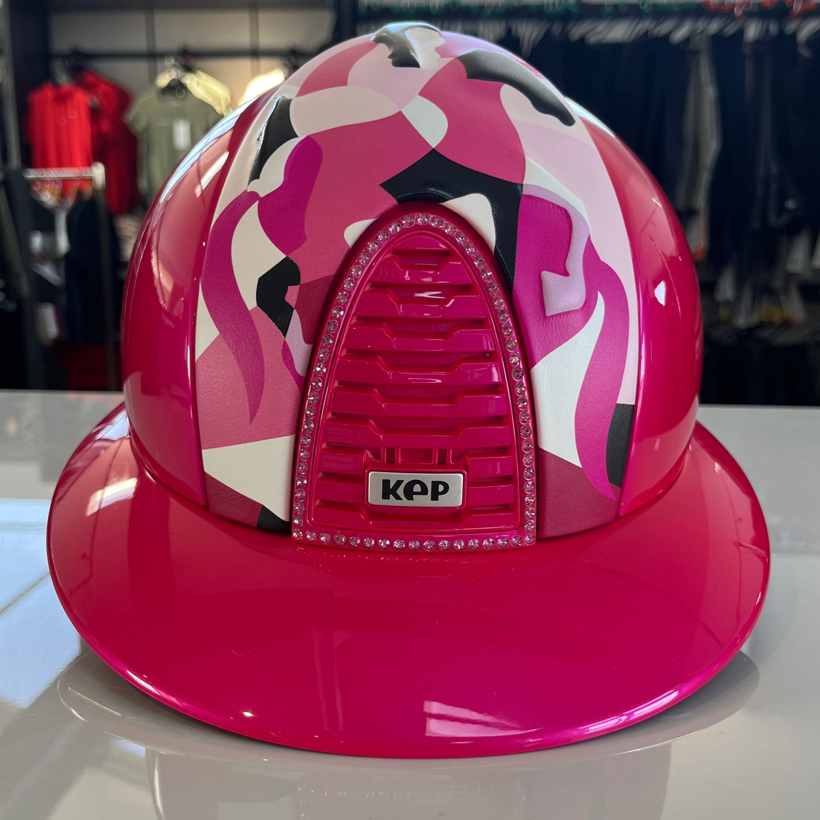 Kep Cromo2 Vikings Collection Pink Metal Polo Peak M- in stock and ready to ship!