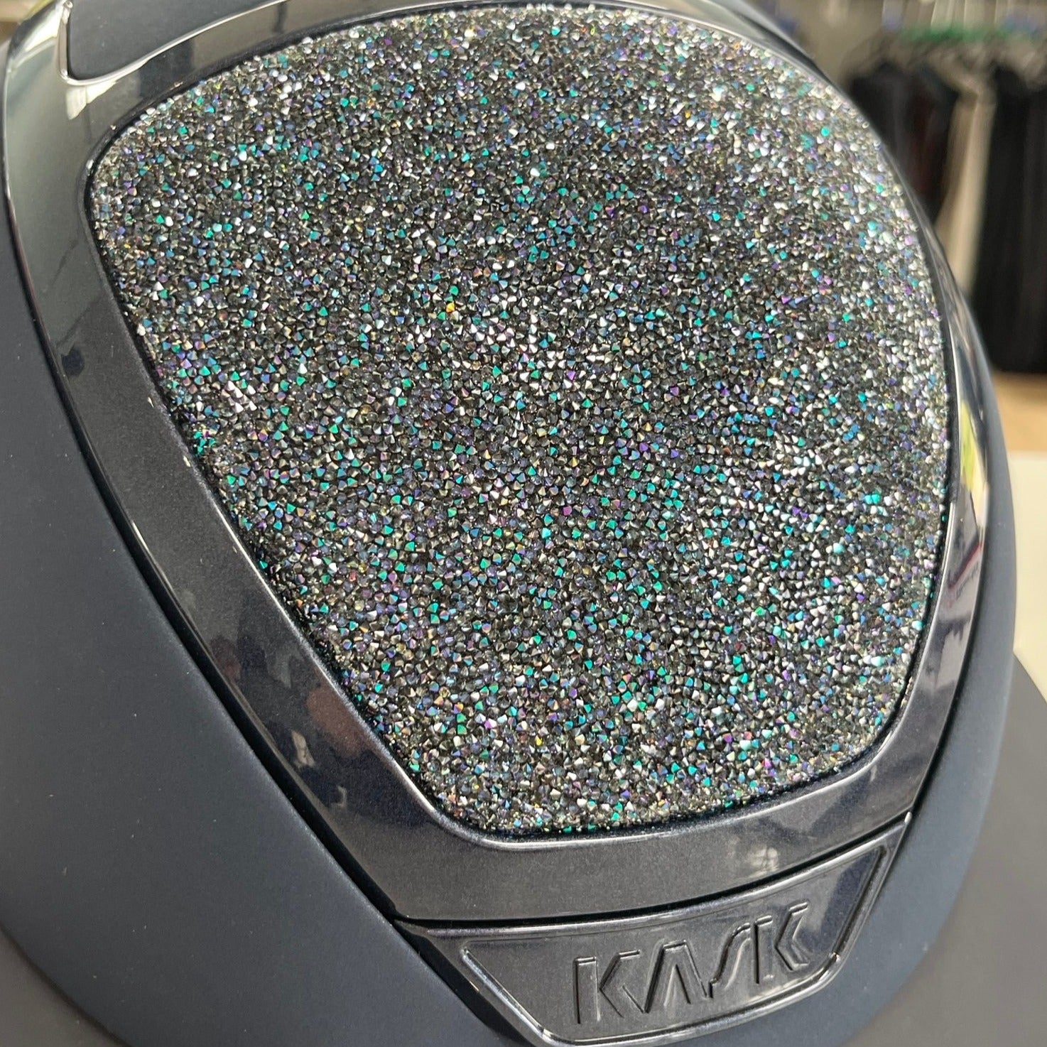 Kask Star Lady Navy/parsh swarovski midnight S- in stock and ready to ship!