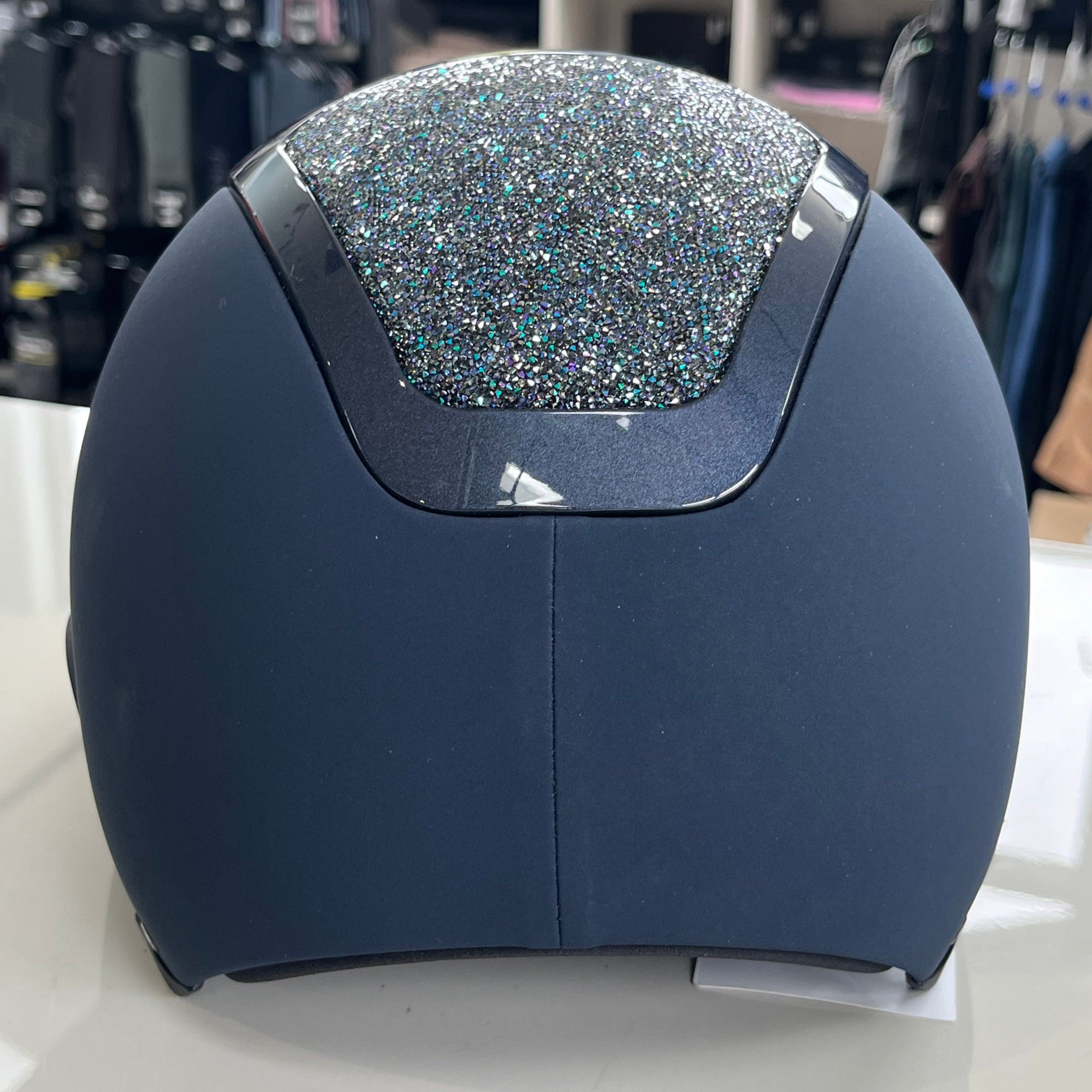 Kask Star Lady Navy/parsh swarovski midnight S- in stock and ready to ship!