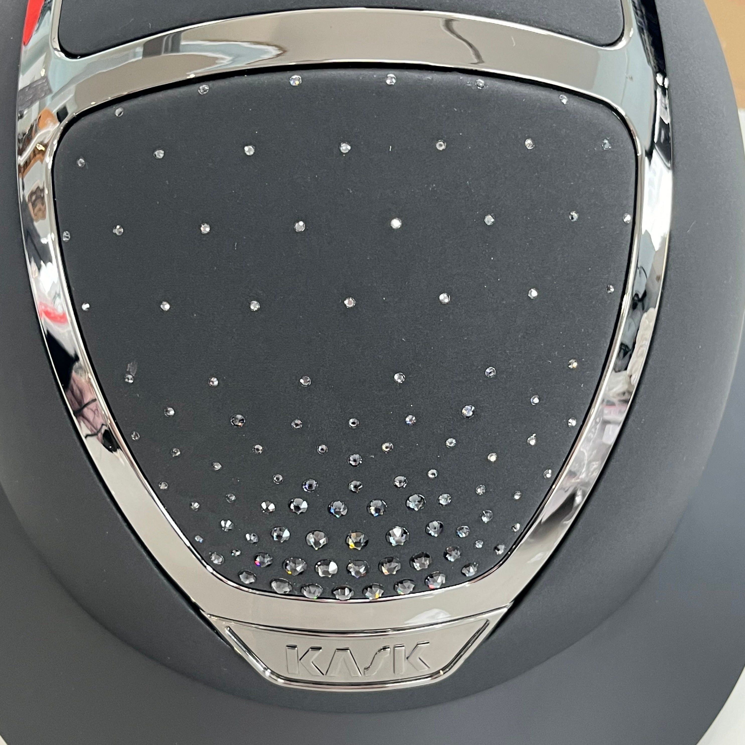 Kask Star Lady Black graphite swarovski passage crystals Chrome Black L- in stock and ready to ship!