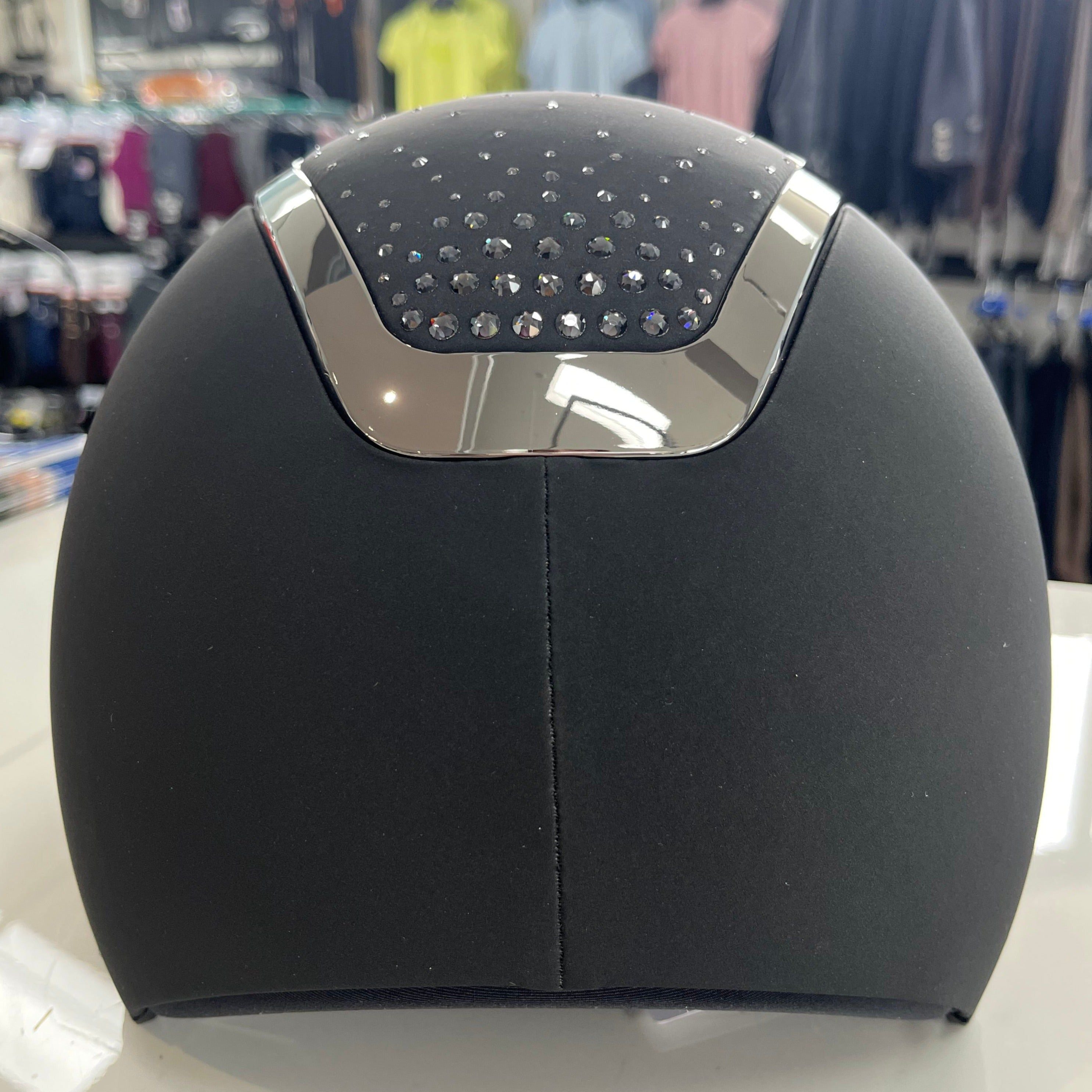 Kask Star Lady Chrome Black Graphite Swarovski Passage L- KA5