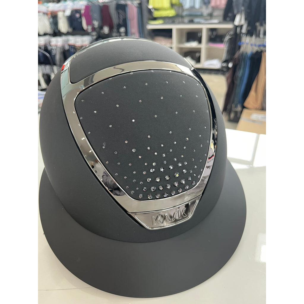 Kask Star Lady Chrome Black Graphite Swarovski Passage L- KA5