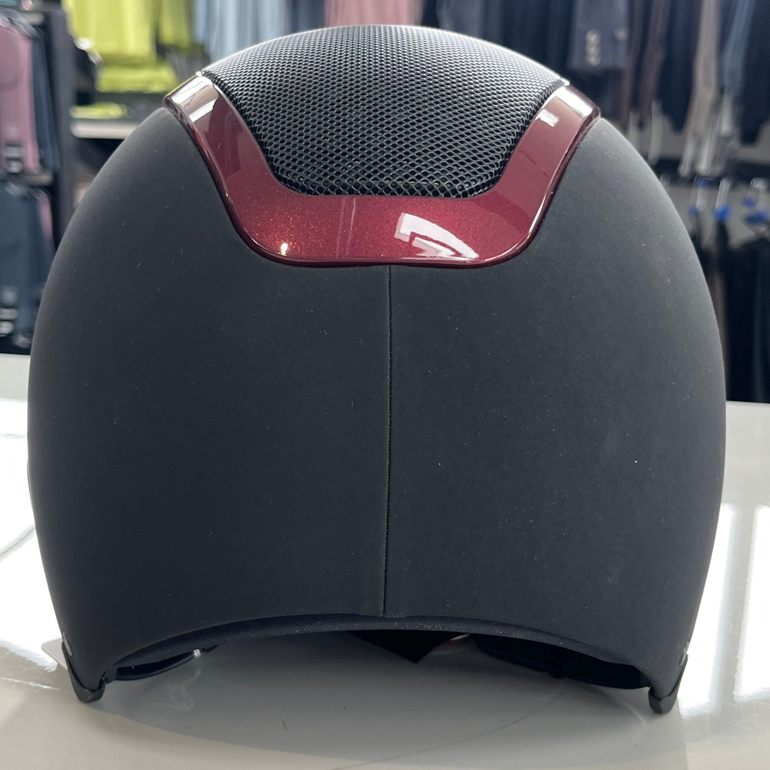 Kask Star Lady Black with burgundy trim M- in stock and ready to ship!