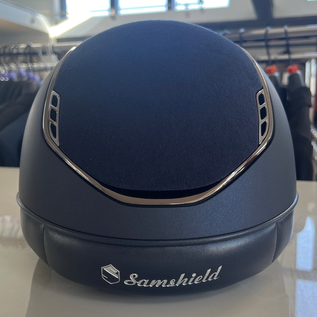 Samshield Miss Shield Blue alcantara and crystal