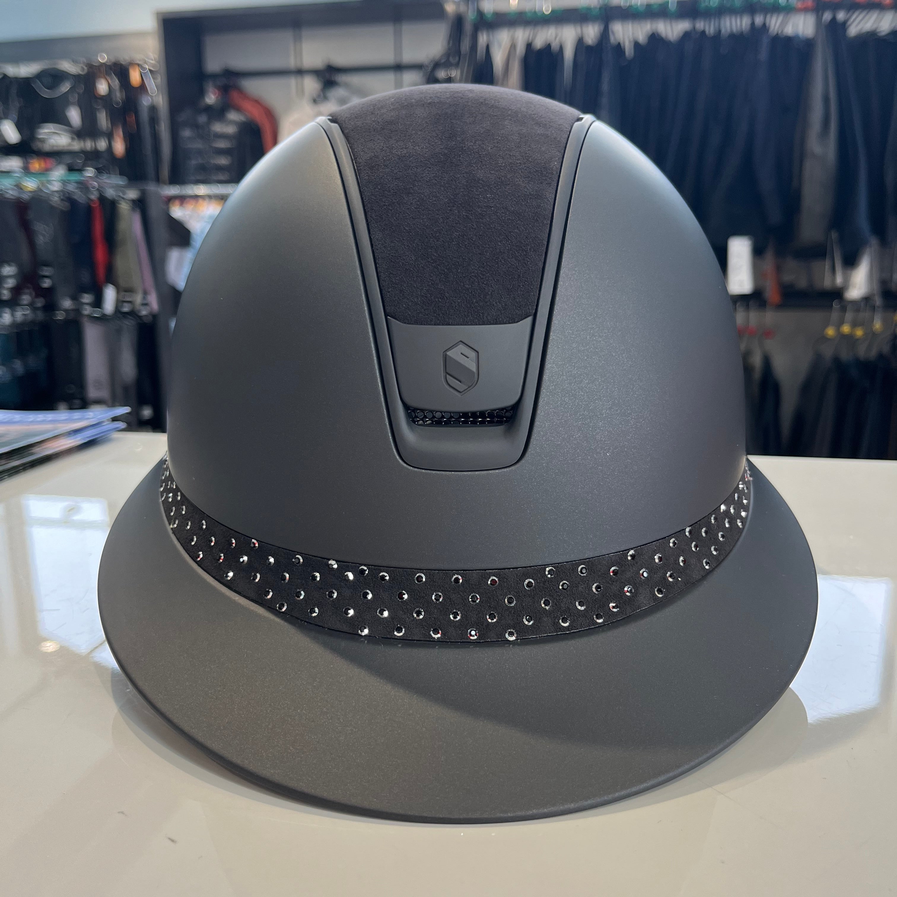 Samshield Miss Shield Black alcantara sparkle