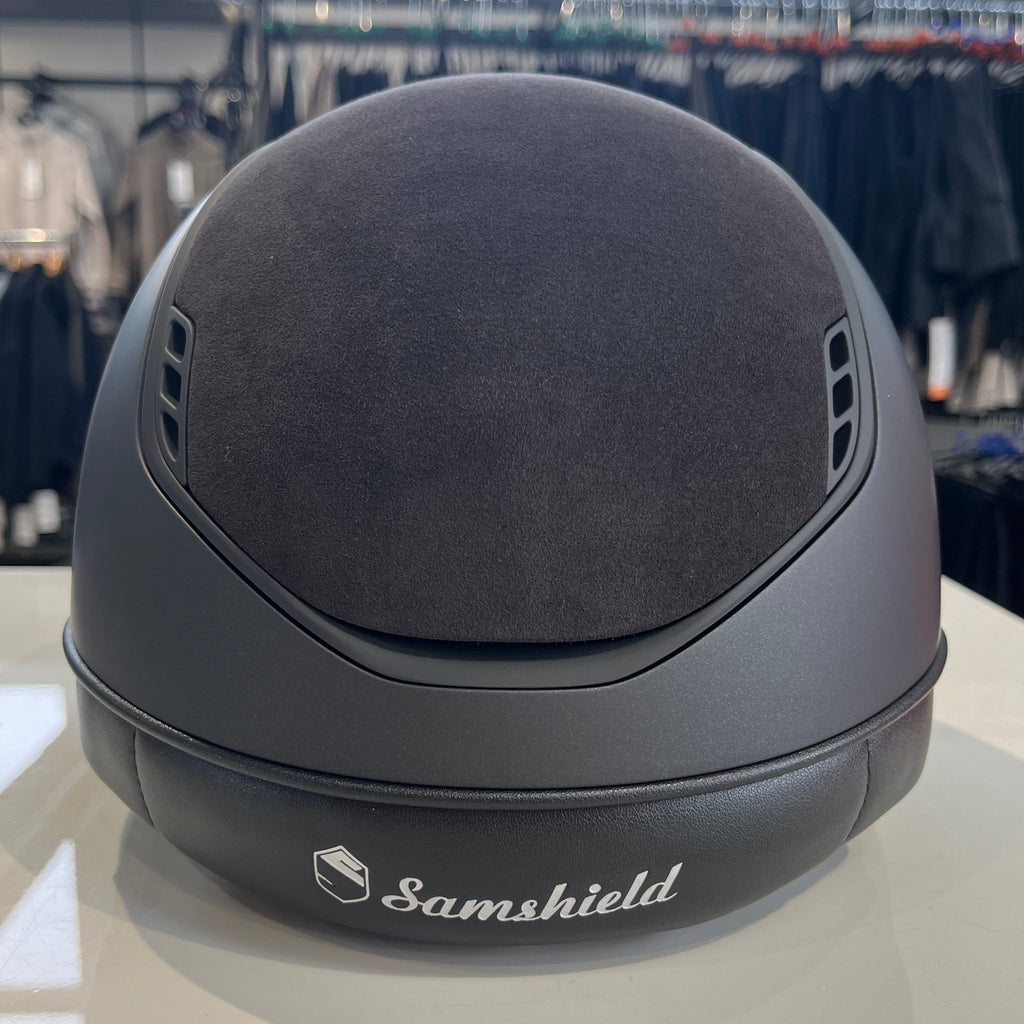 Samshield Miss Shield 2.0 Darkline Black with Alcantara Top & Sparkling Stone Frontal Band M - S203