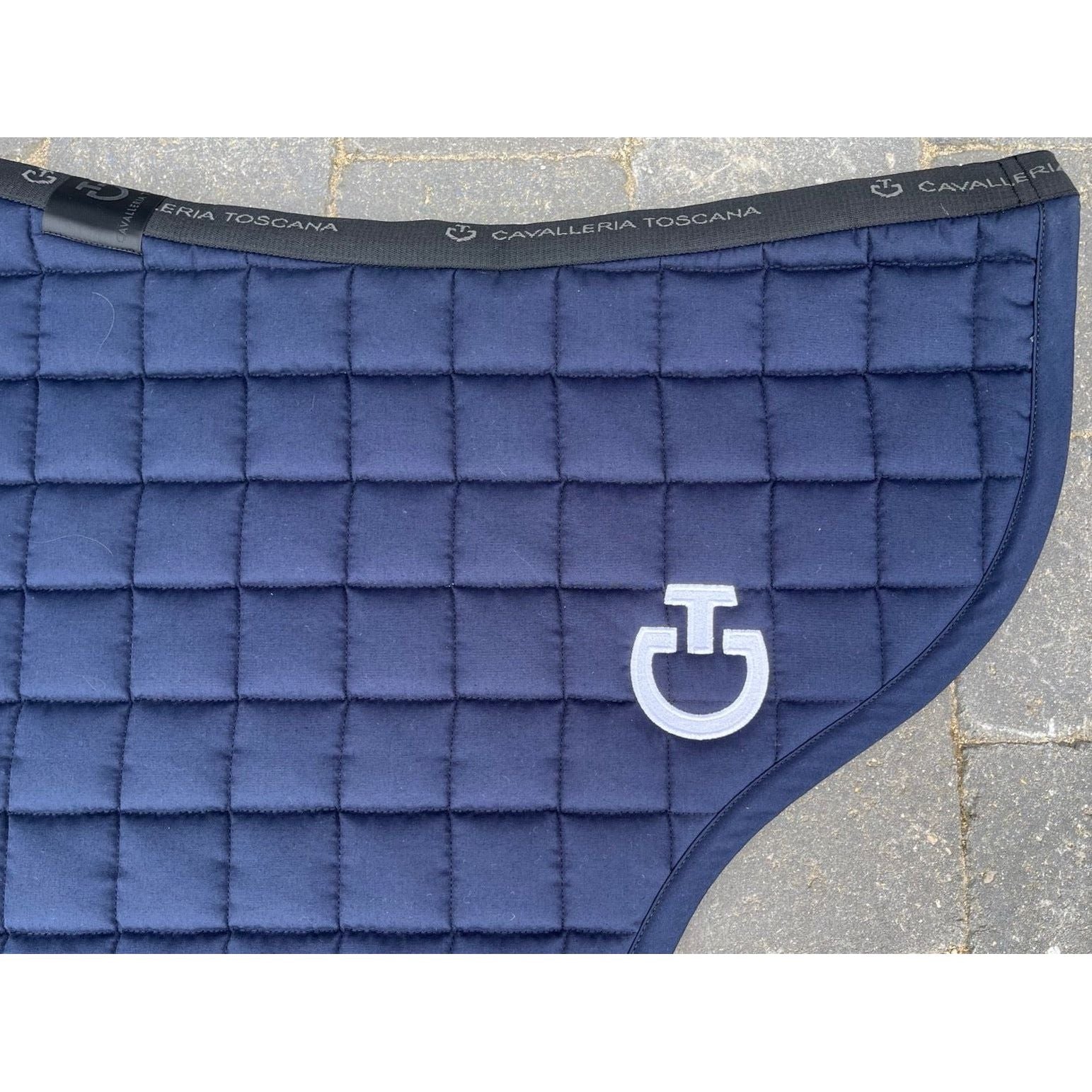 Cavalleria Toscana Navy numnah