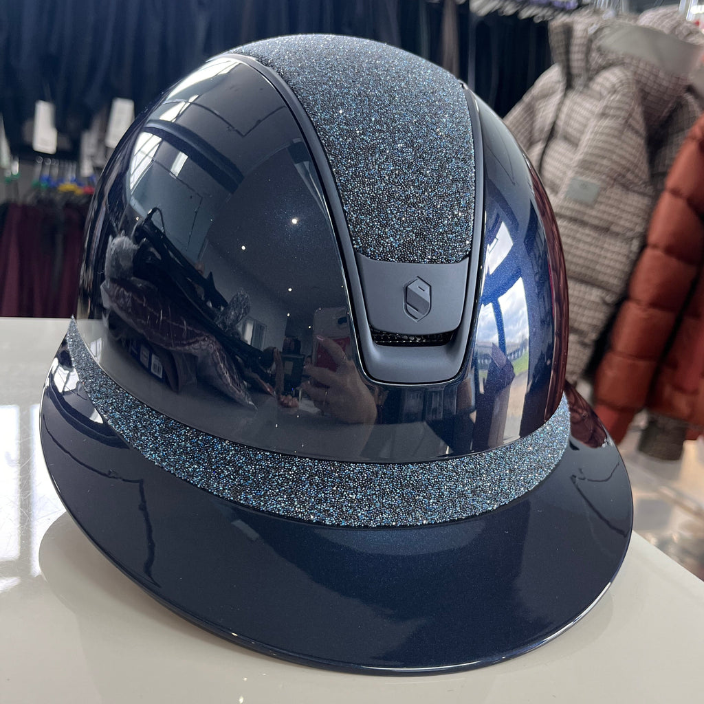 Samshield Miss Shield 2.0 Blue with Swarovski top and frontal band M - in stock and ready to ship!