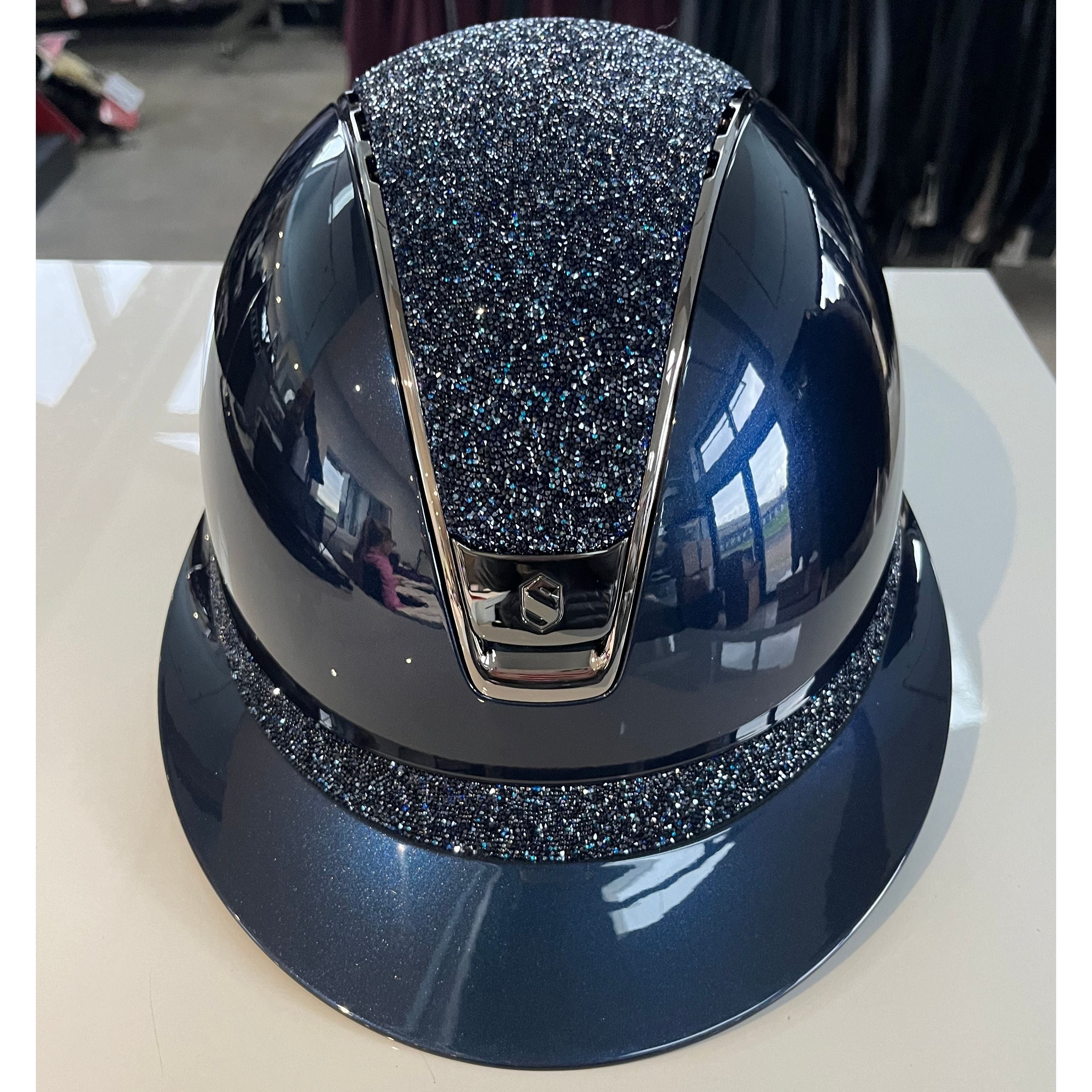 Samshield Miss Shield 2.0 Blue glossy with ultra fine rock top and frontal band M - in stock and ready to ship!