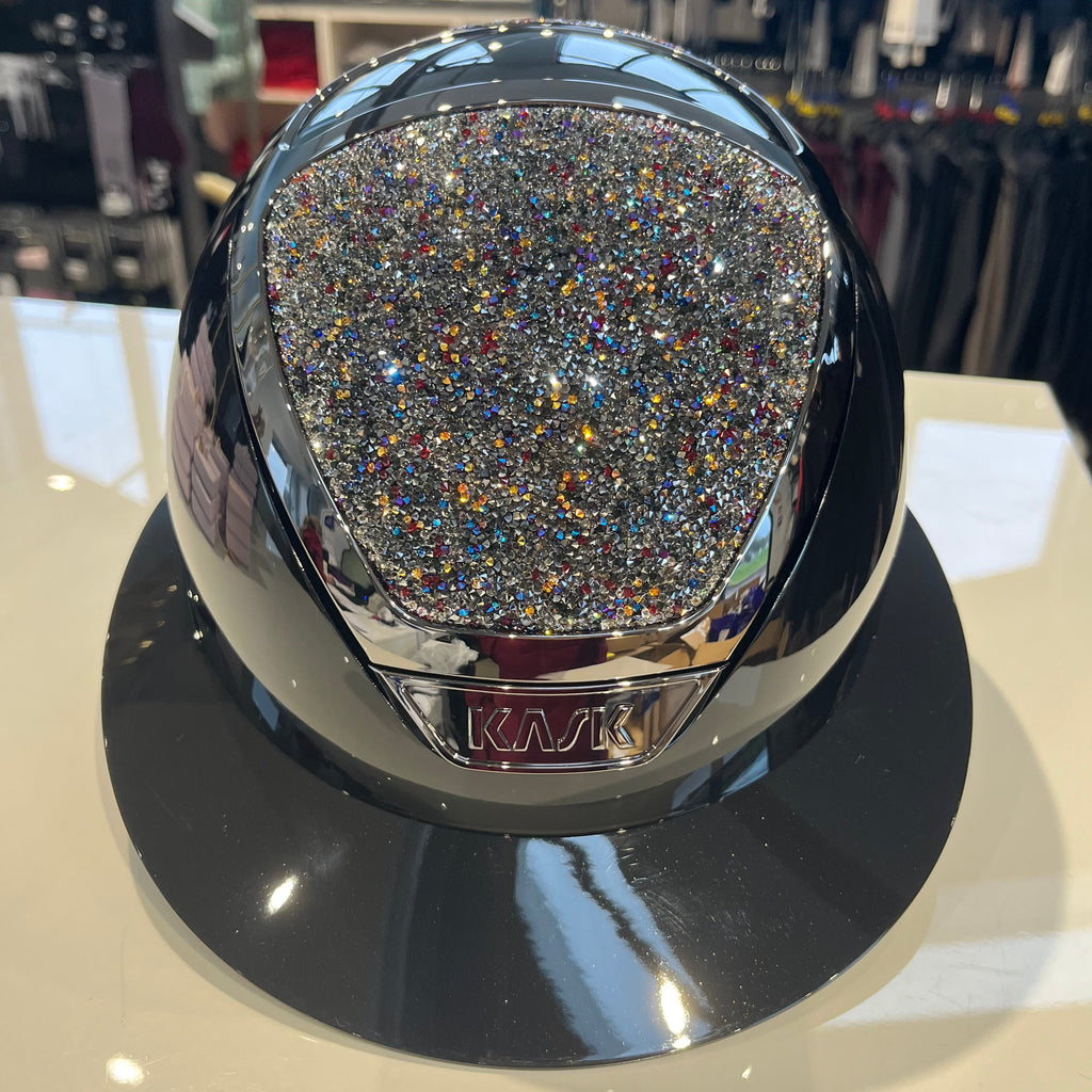 Kask Star Lady Pure Shine Black zephyr swarovski - in stock and ready to ship! KA94