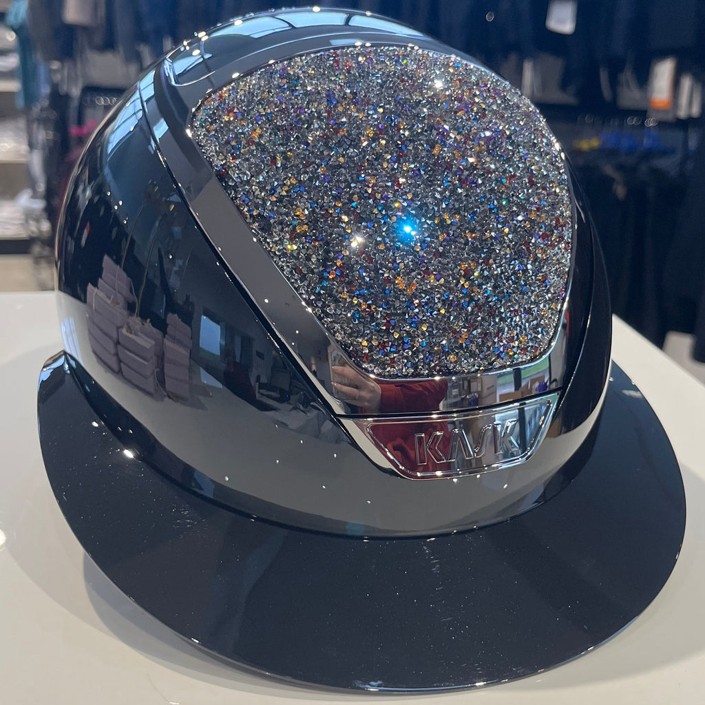 Kask Star Lady Pure Shine Black zephyr swarovski - in stock and ready to ship! KA94