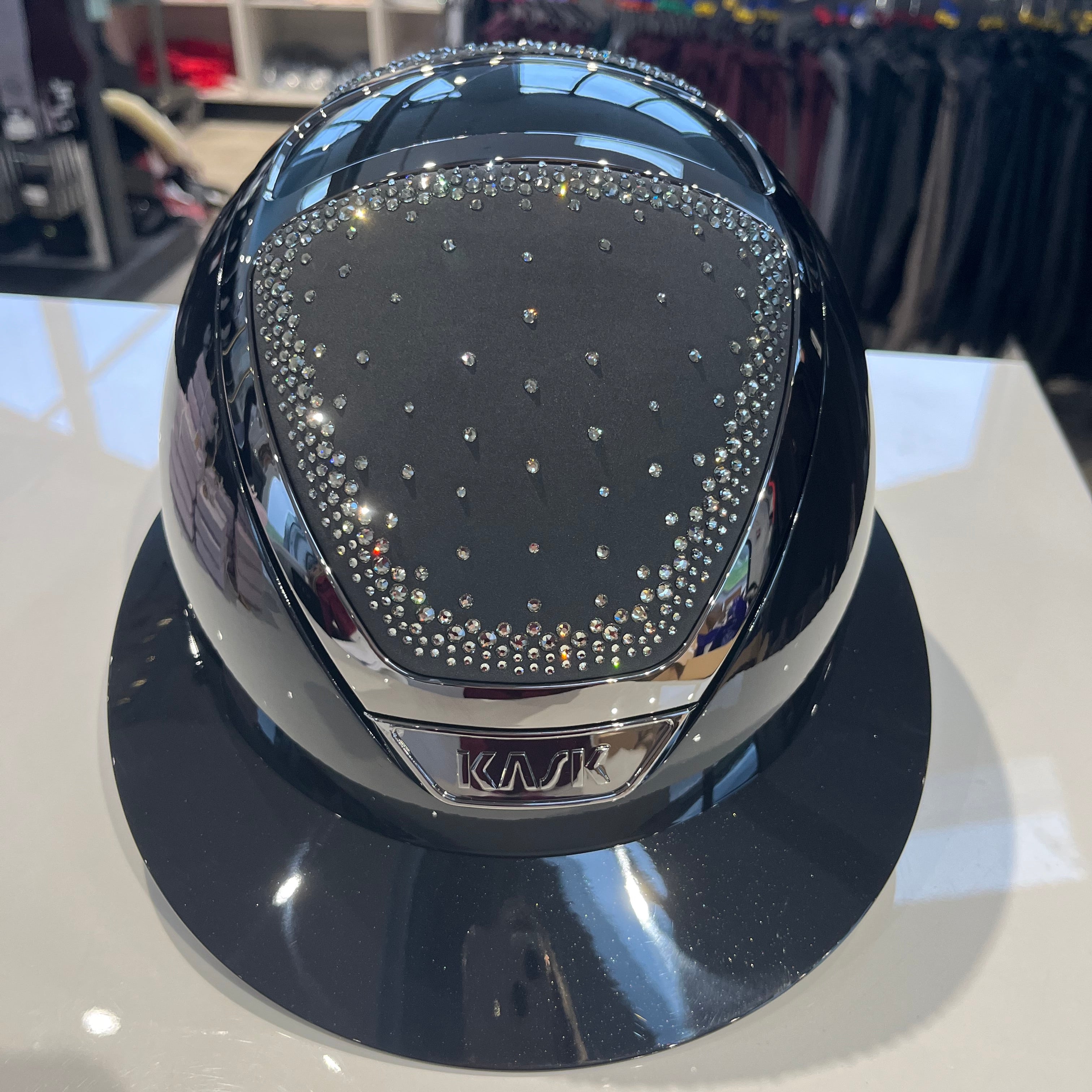 Kask Star Lady Pure Shine Black in out diamond - in stock and ready to ship! KA93