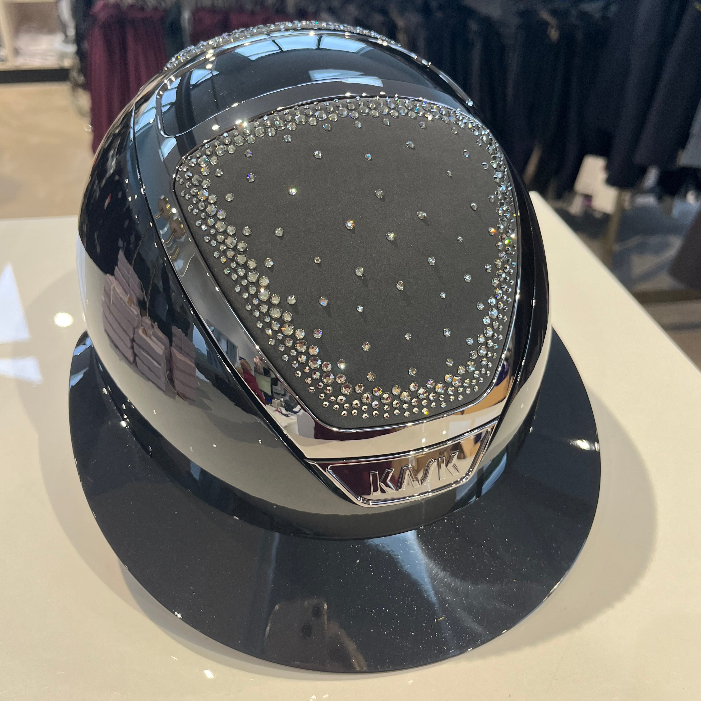 Kask Star Lady Pure Shine Black in out diamond - in stock and ready to ship! KA93