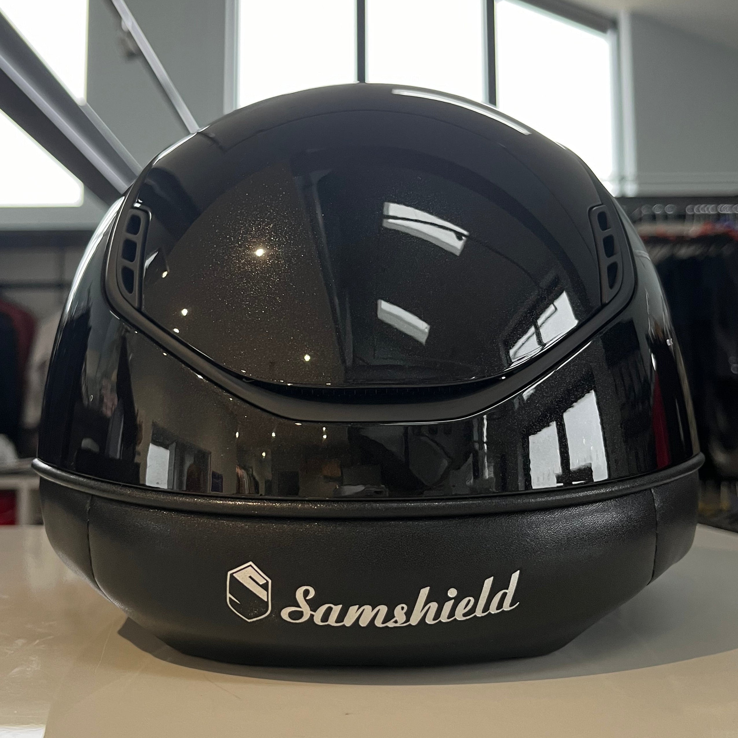 Samshield Miss Shield 2.0 Black glossy with matt black trim and badge- L