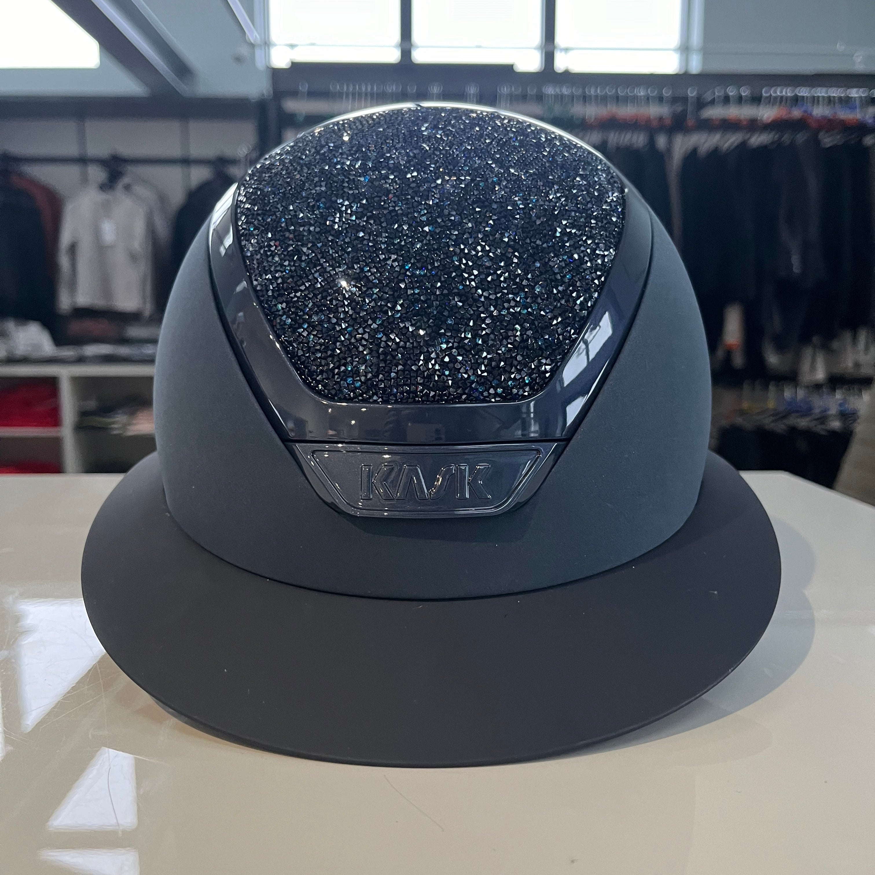 Kask Star Lady Chrome navy abisso swarovski - in stock and ready to ship! KA95