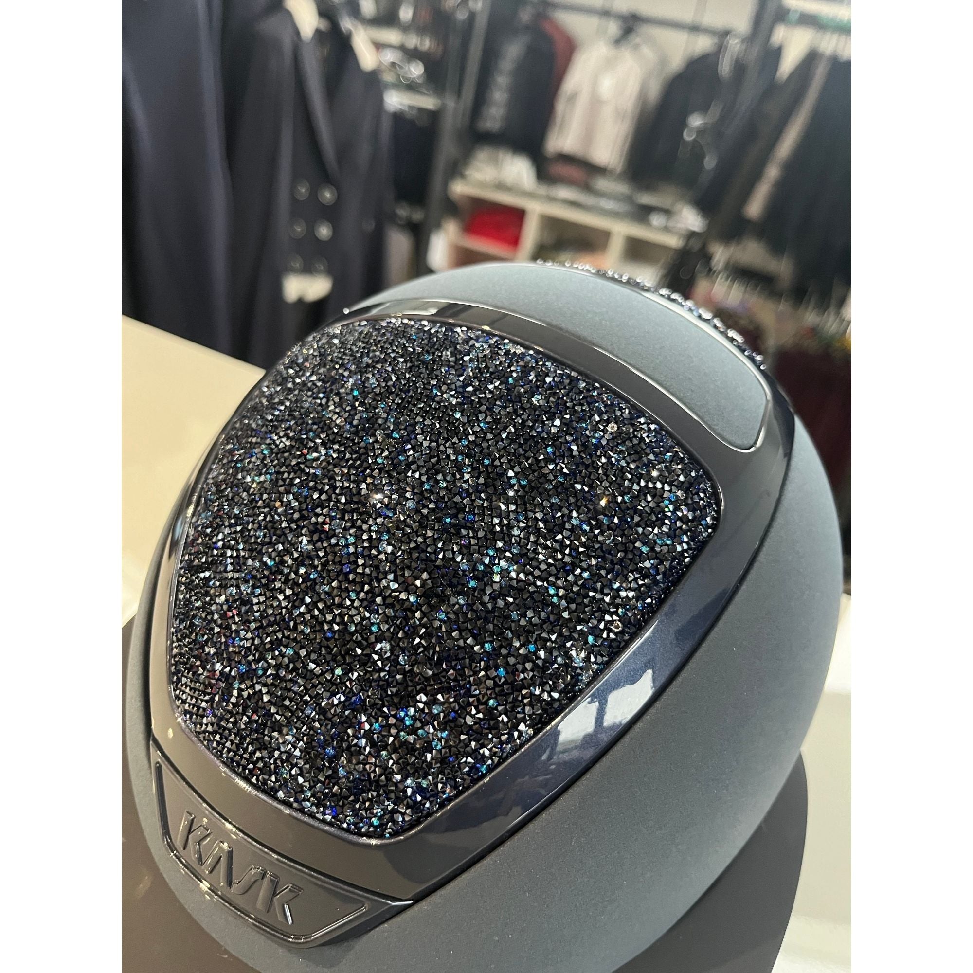 Kask Star Lady Chrome navy abisso swarovski - in stock and ready to ship! KA95