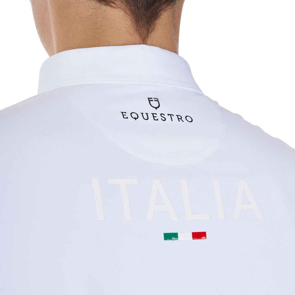 Men's competition polo shirt Equestro X FISE