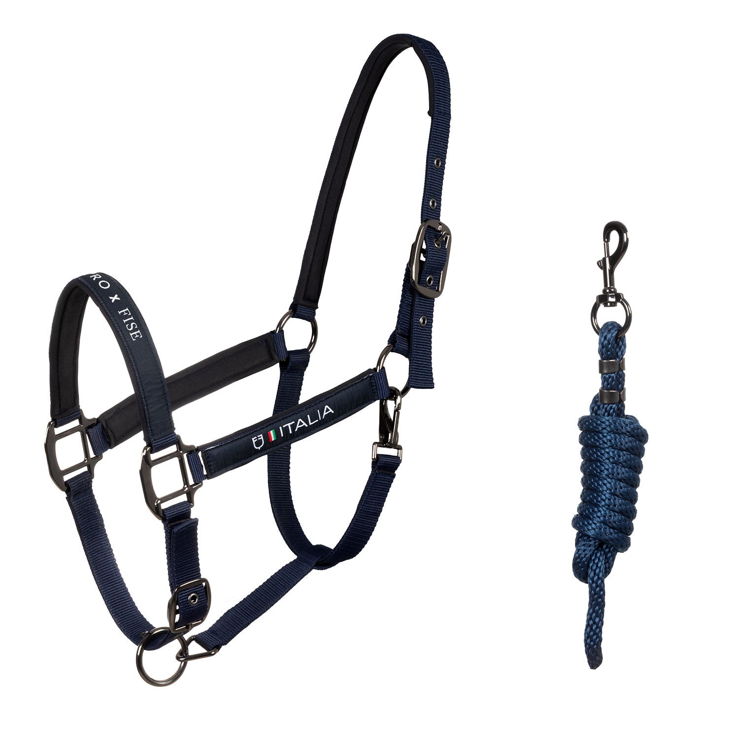 Equestro Padded halter double adjustment Equestro X FISE