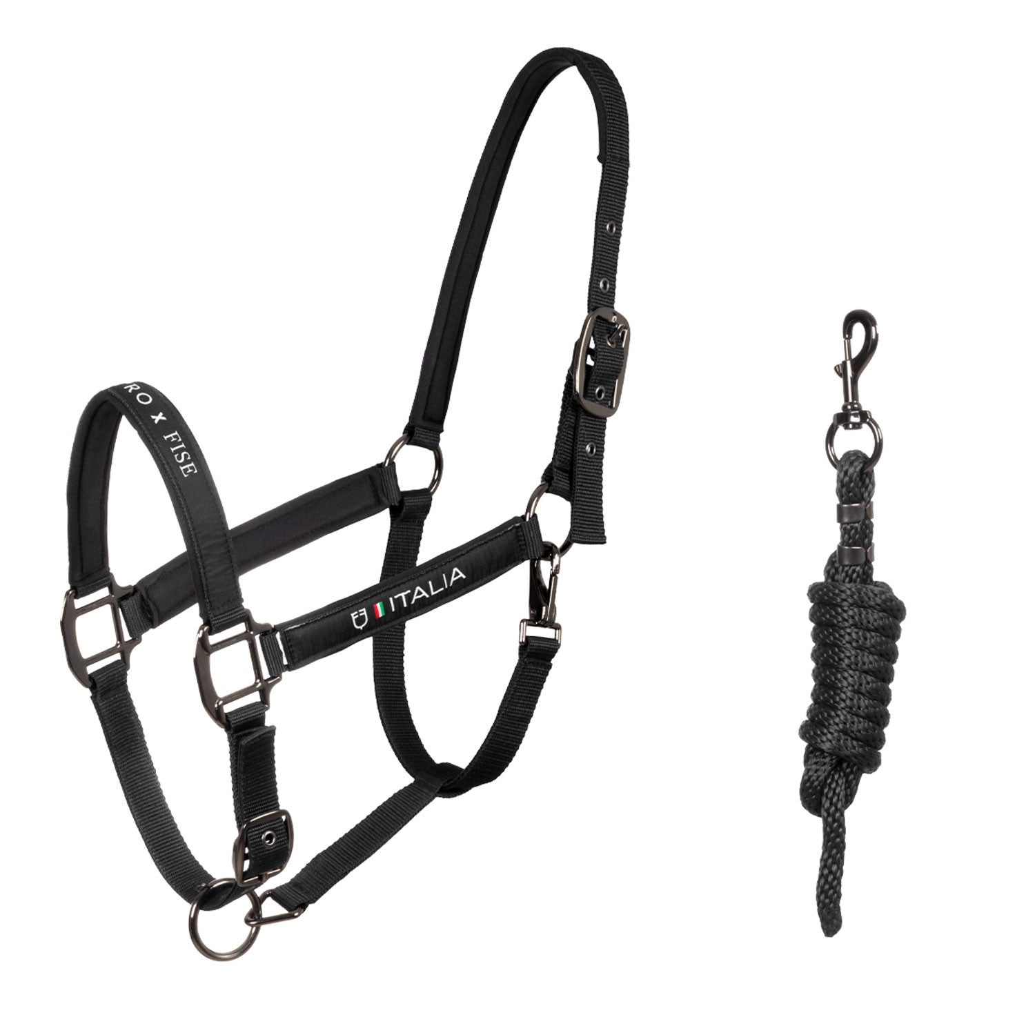 Equestro Padded halter double adjustment Equestro X FISE