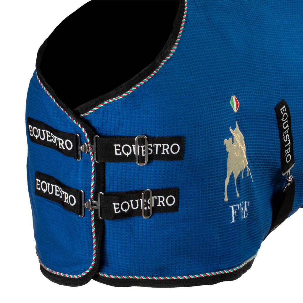 Stable rug in waffle fabric Equestro X FISE