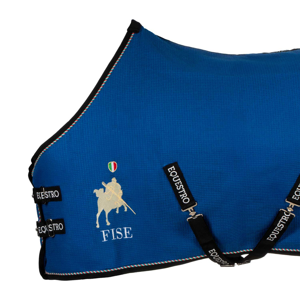 Stable rug in waffle fabric Equestro X FISE