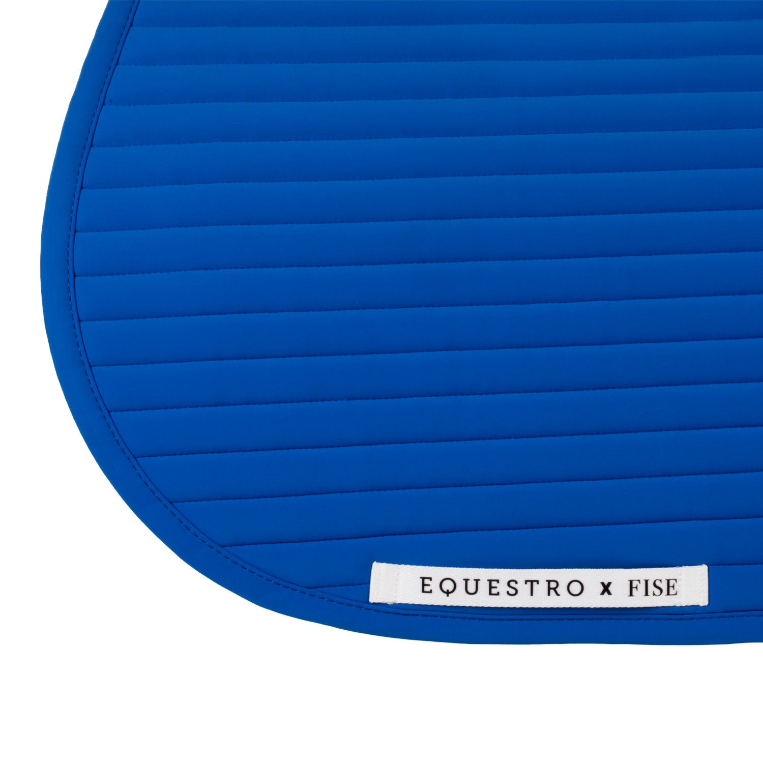 Jumping saddle pad with embroidered logo Equestro X FISE