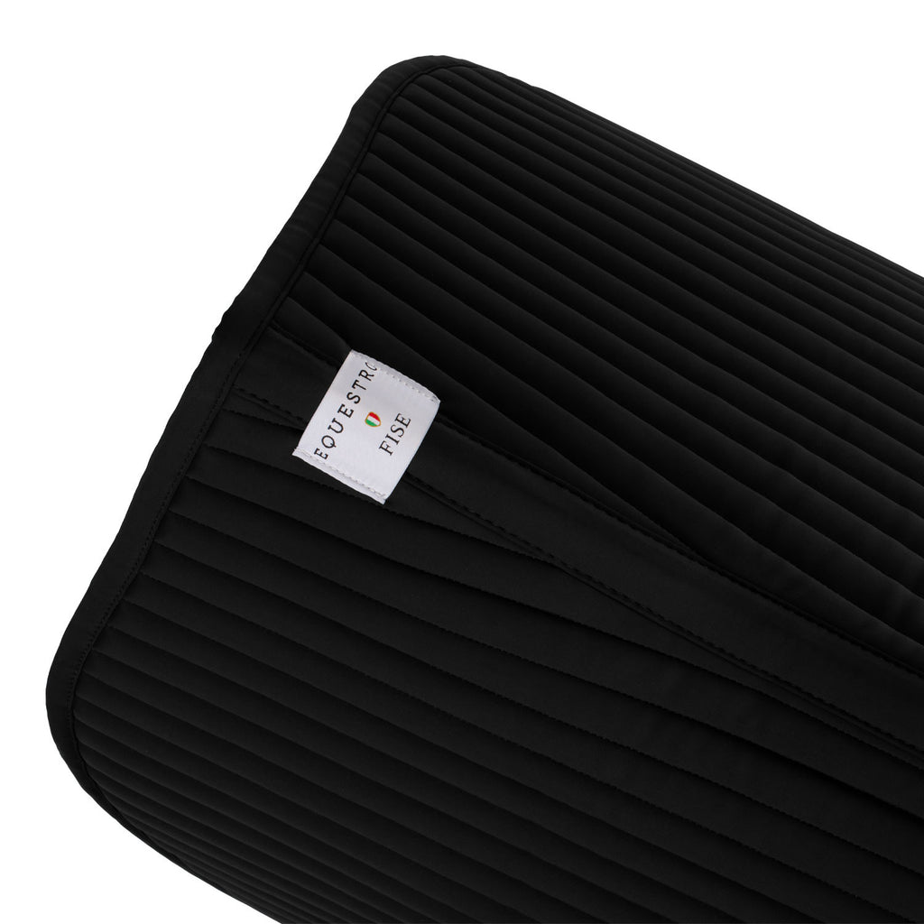Jumping saddle pad with embroidered logo Equestro X FISE