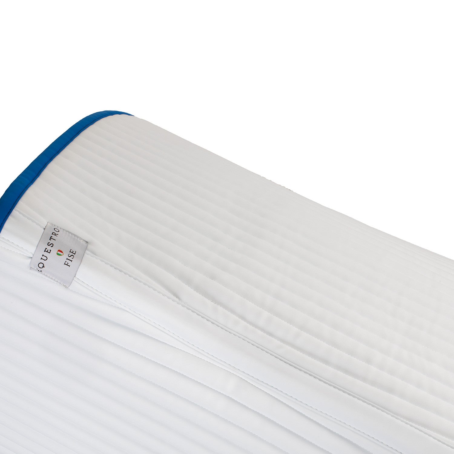 Dressage saddle pad with embroidered logo Equestro X FISE