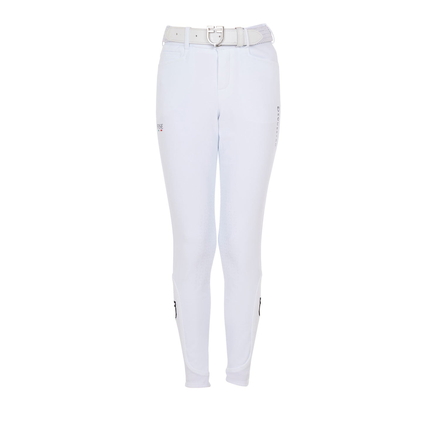 Equestro Kids' unisex knee grip breeches Equestro X FISE