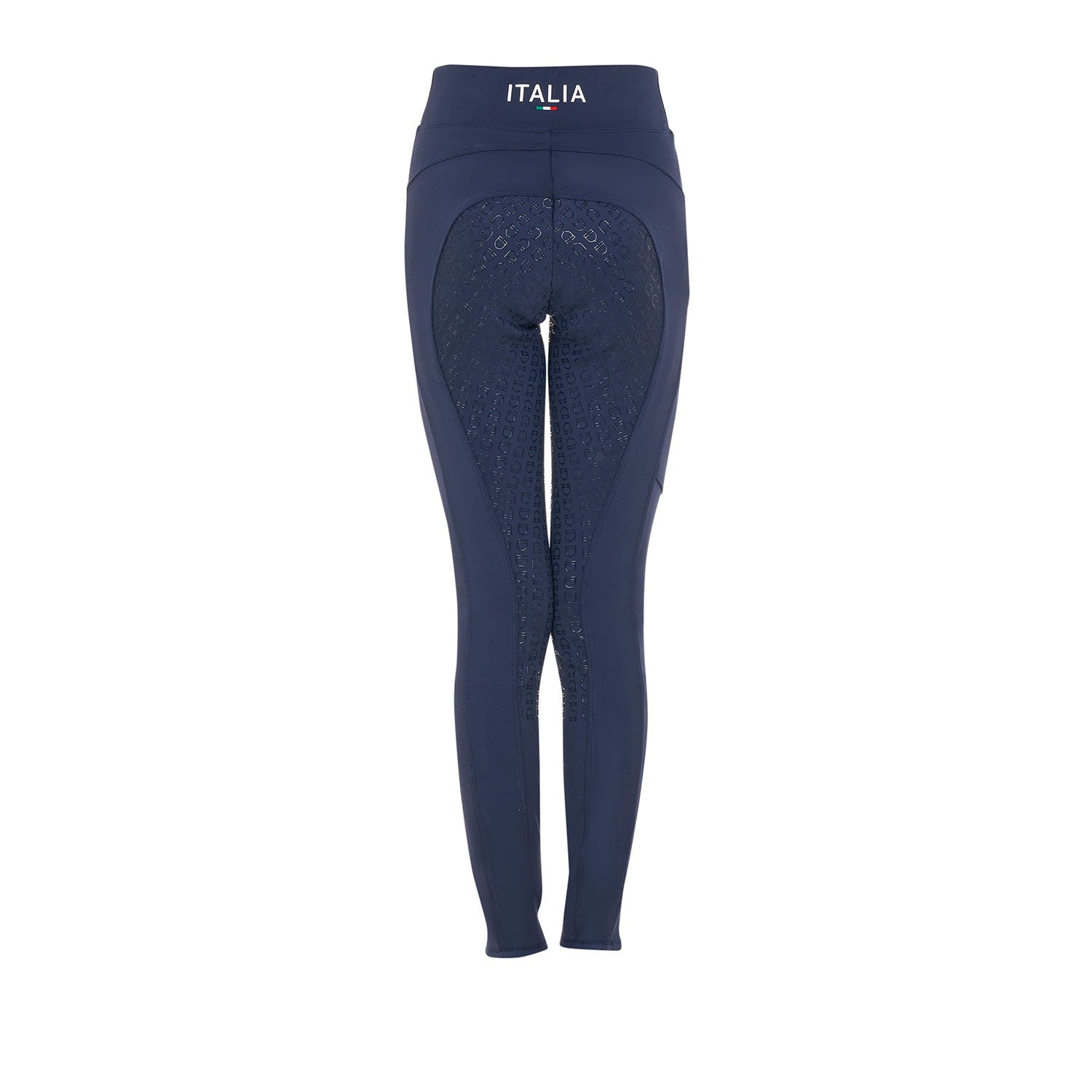 Girls' slim fit full grip leggings Equestro X FISE