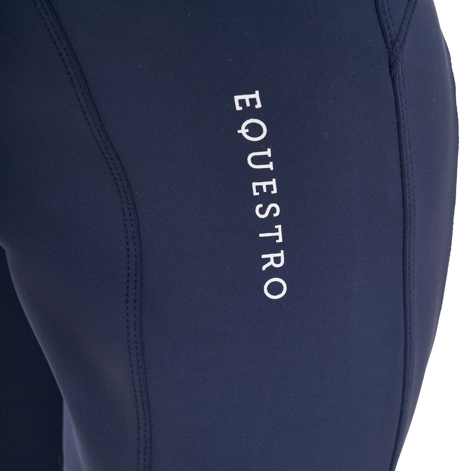 Girls' slim fit full grip leggings Equestro X FISE