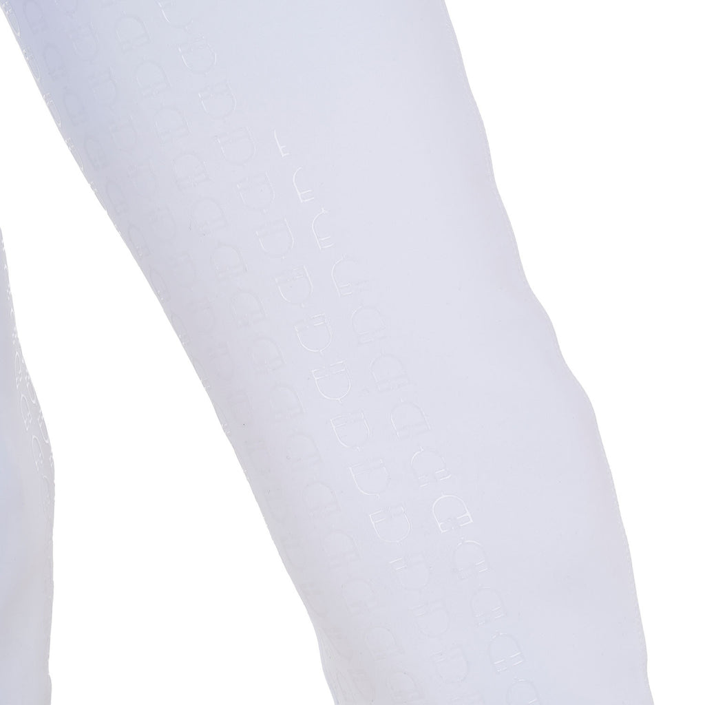 Girls' slim fit full grip leggings Equestro X FISE