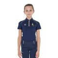 Kids' unisex training polo shirt Equestro X FISE