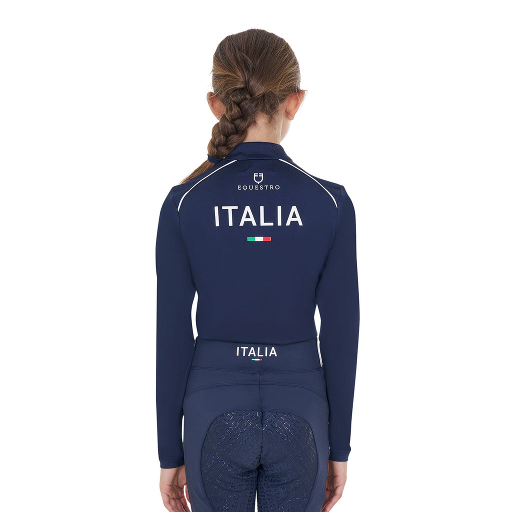 Kids' unisex training base layer Equestro X FISE