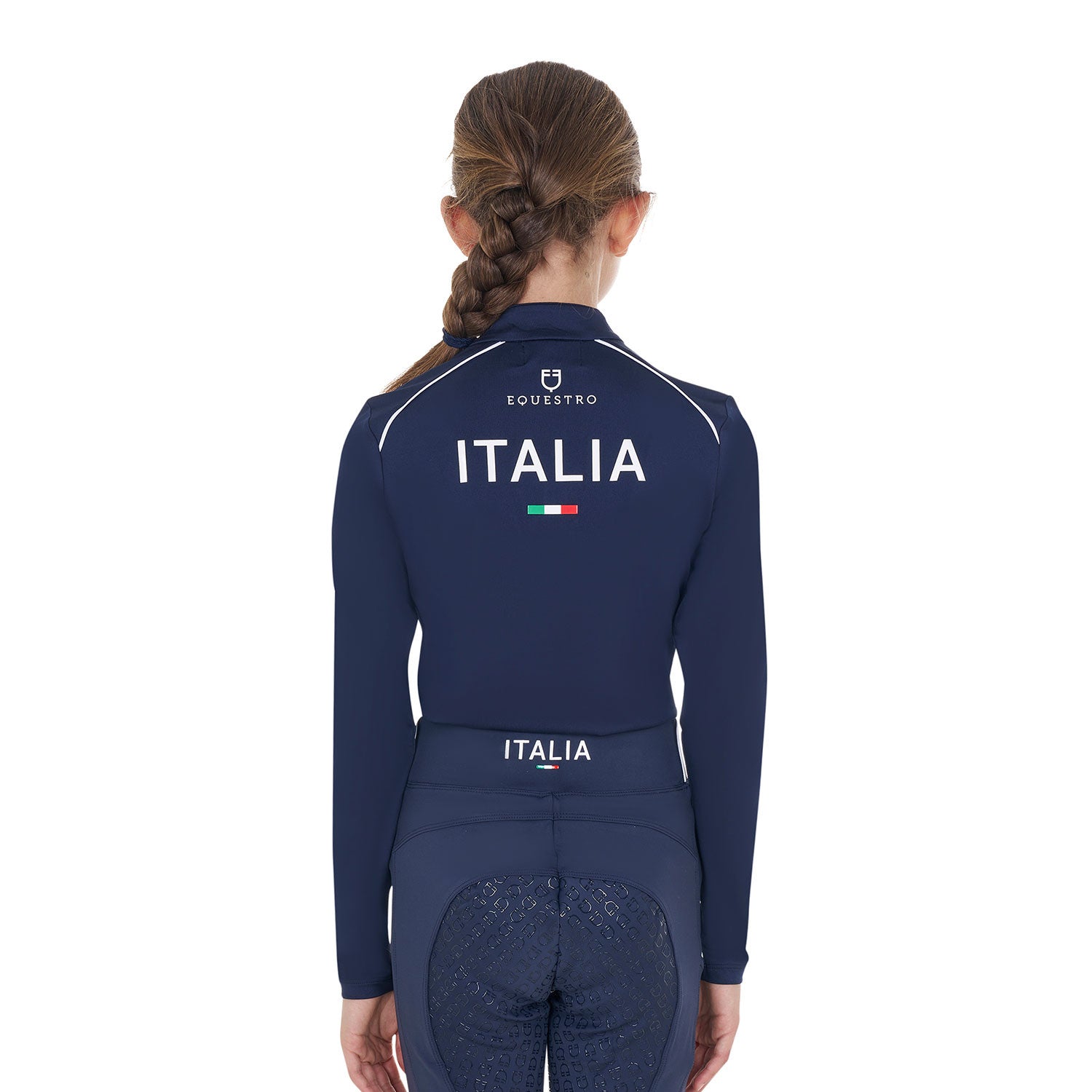 Kids' unisex training base layer Equestro X FISE