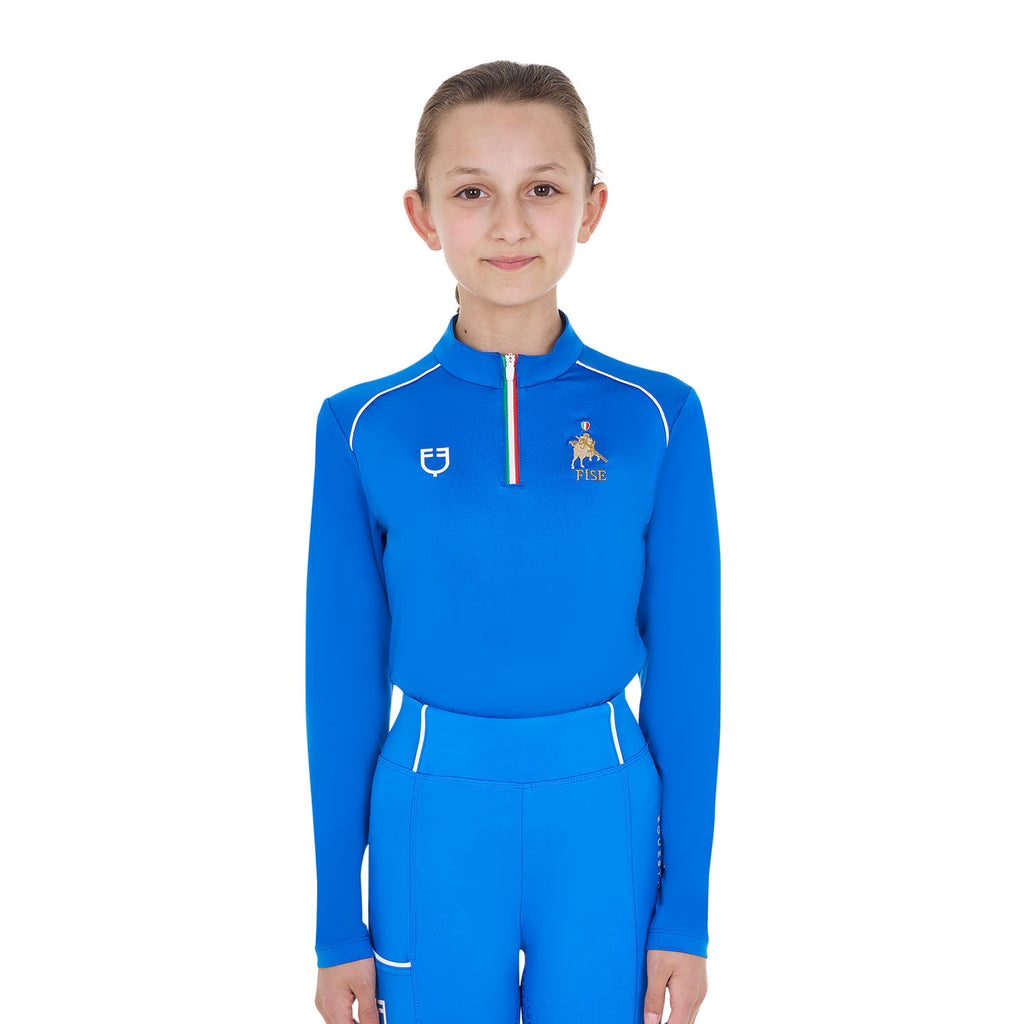 Kids' unisex training base layer Equestro X FISE
