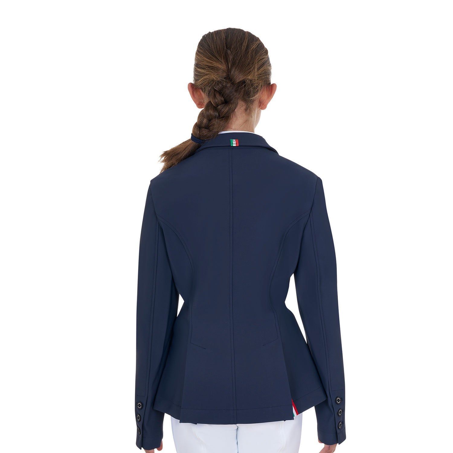 Kids' unisex three-button competition jacket Equestro X FISE