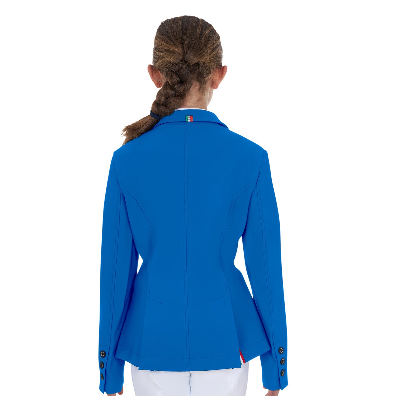 Kids' unisex three-button competition jacket Equestro X FISE